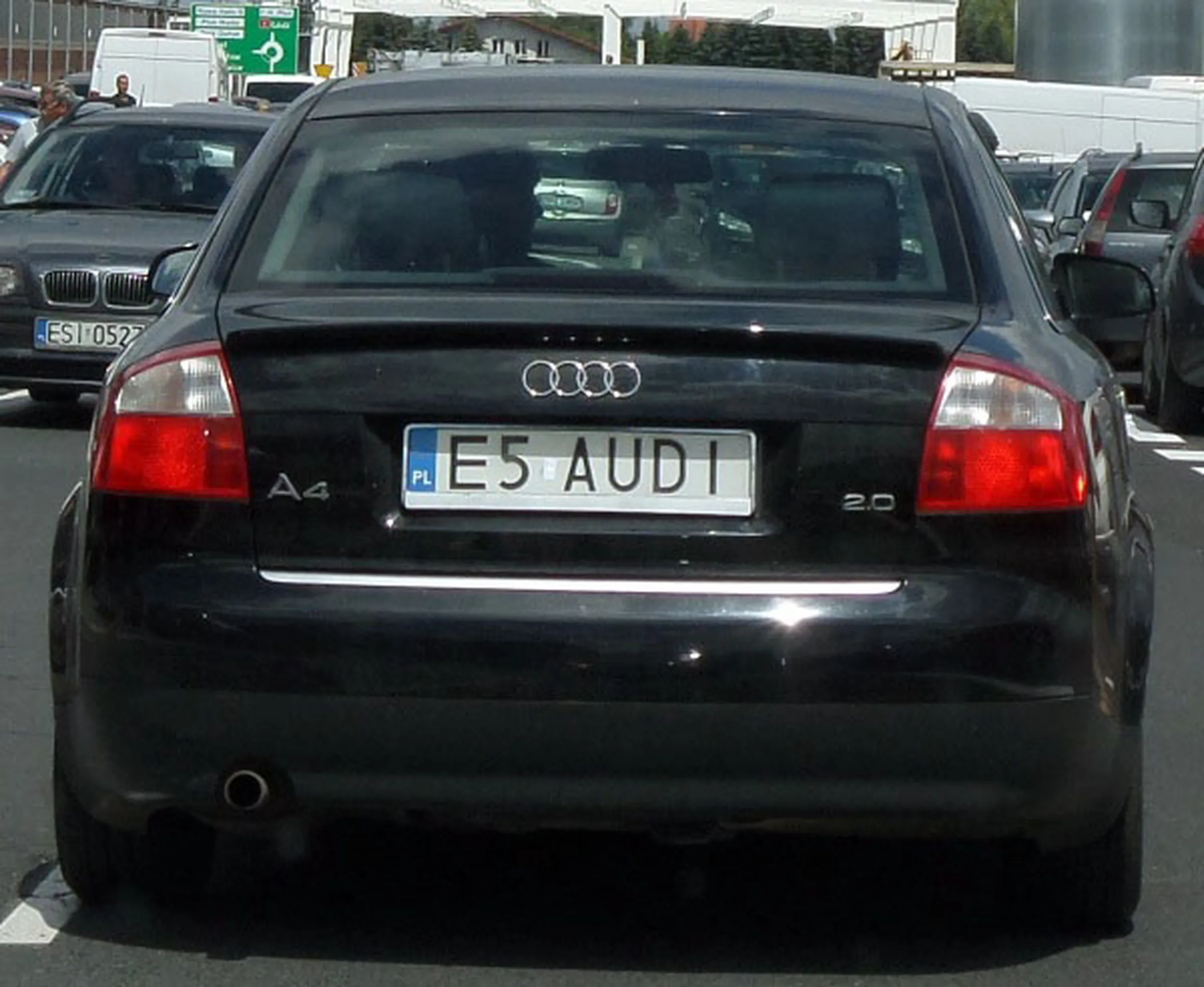 Fajny numer, blacha E5 AUDI