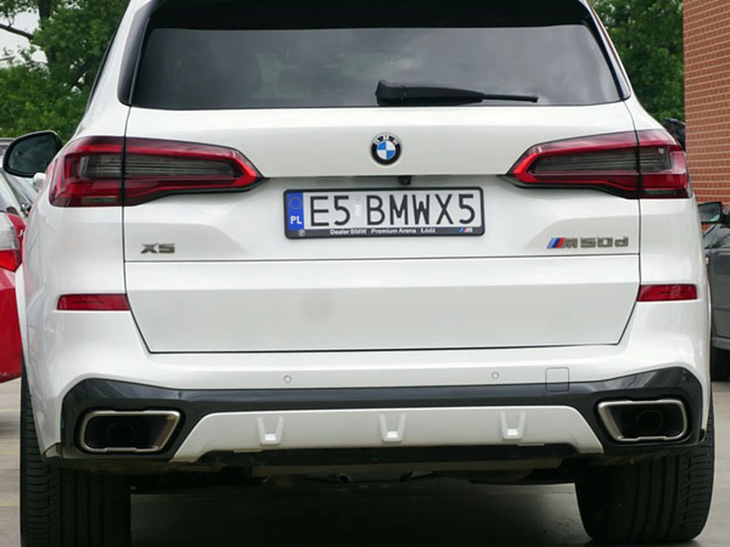 Fajny numer, blacha E5 BMWX5