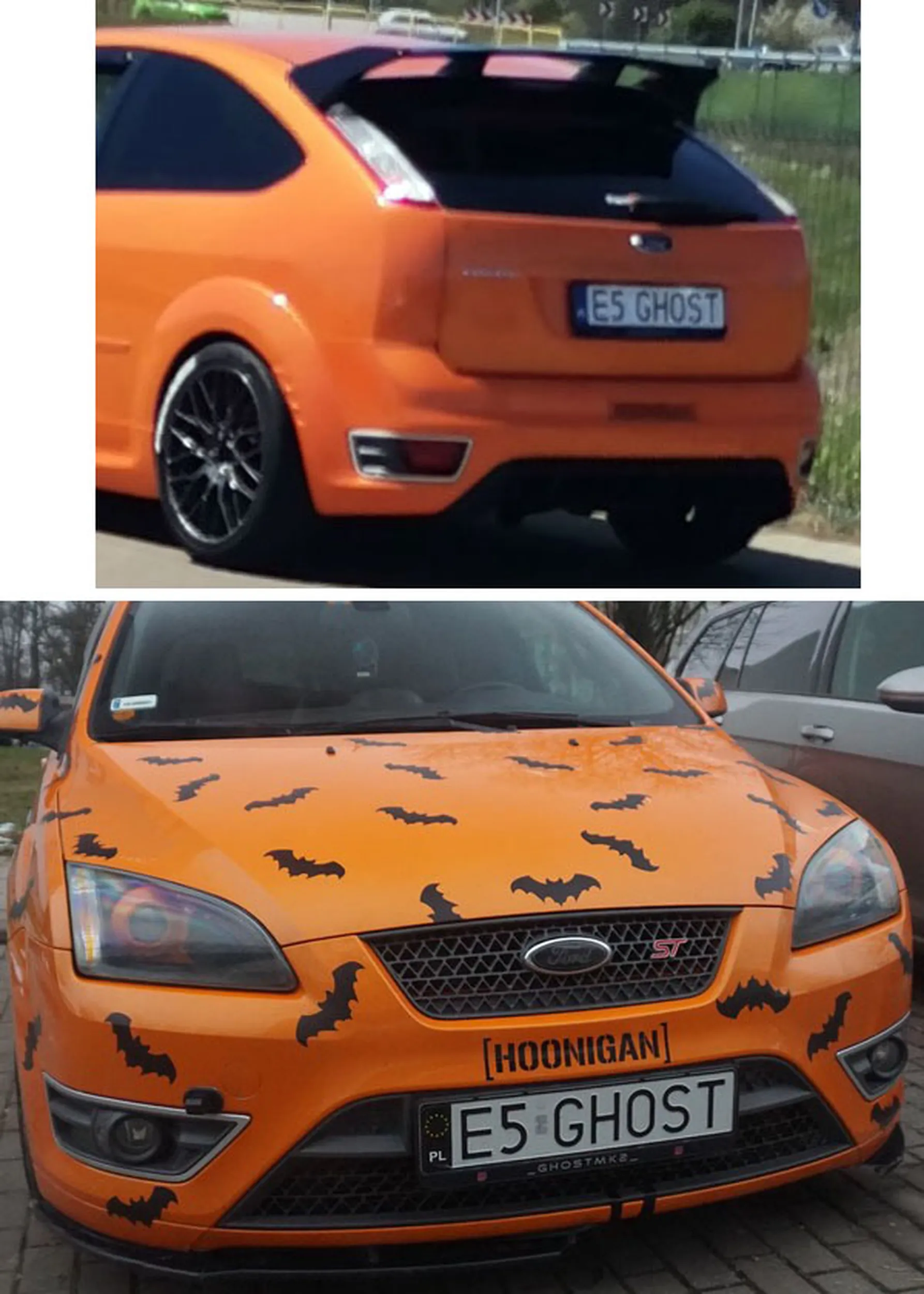 Fajny numer, blacha E5 GHOST