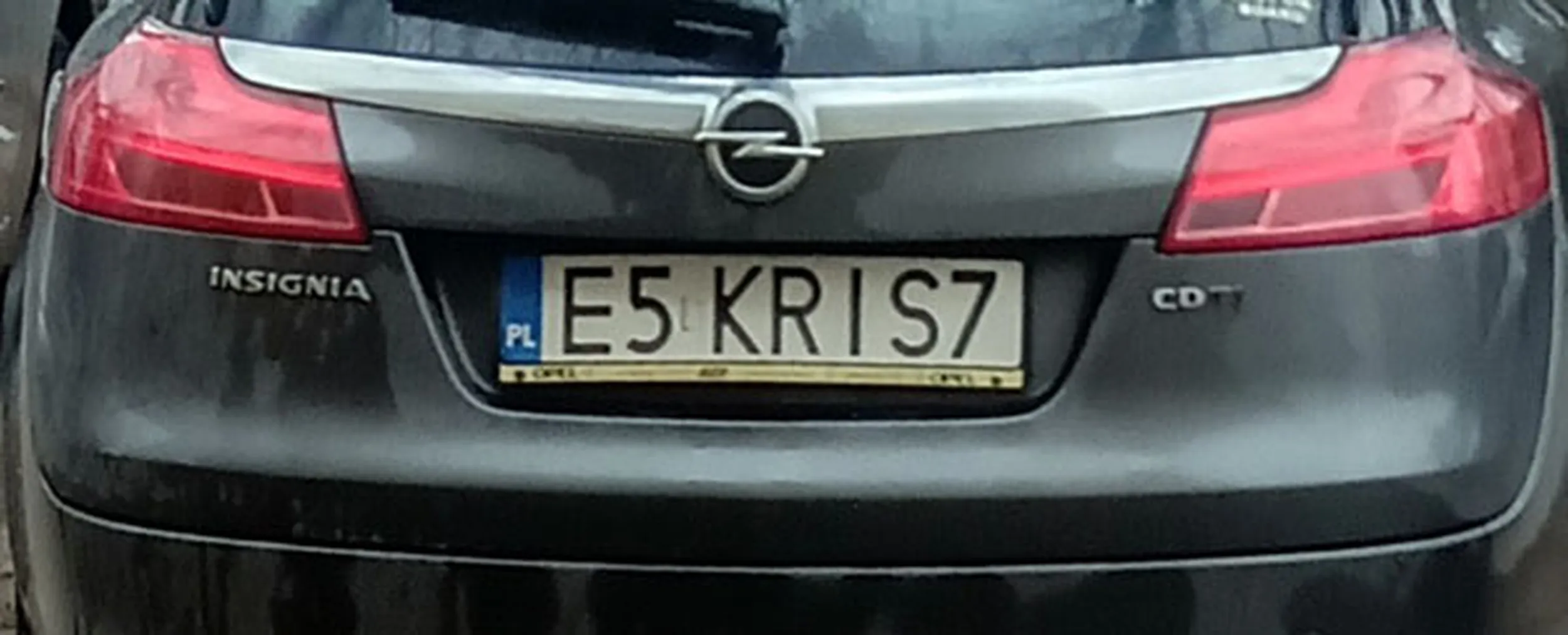 Fajny numer, blacha E5 KRIS7