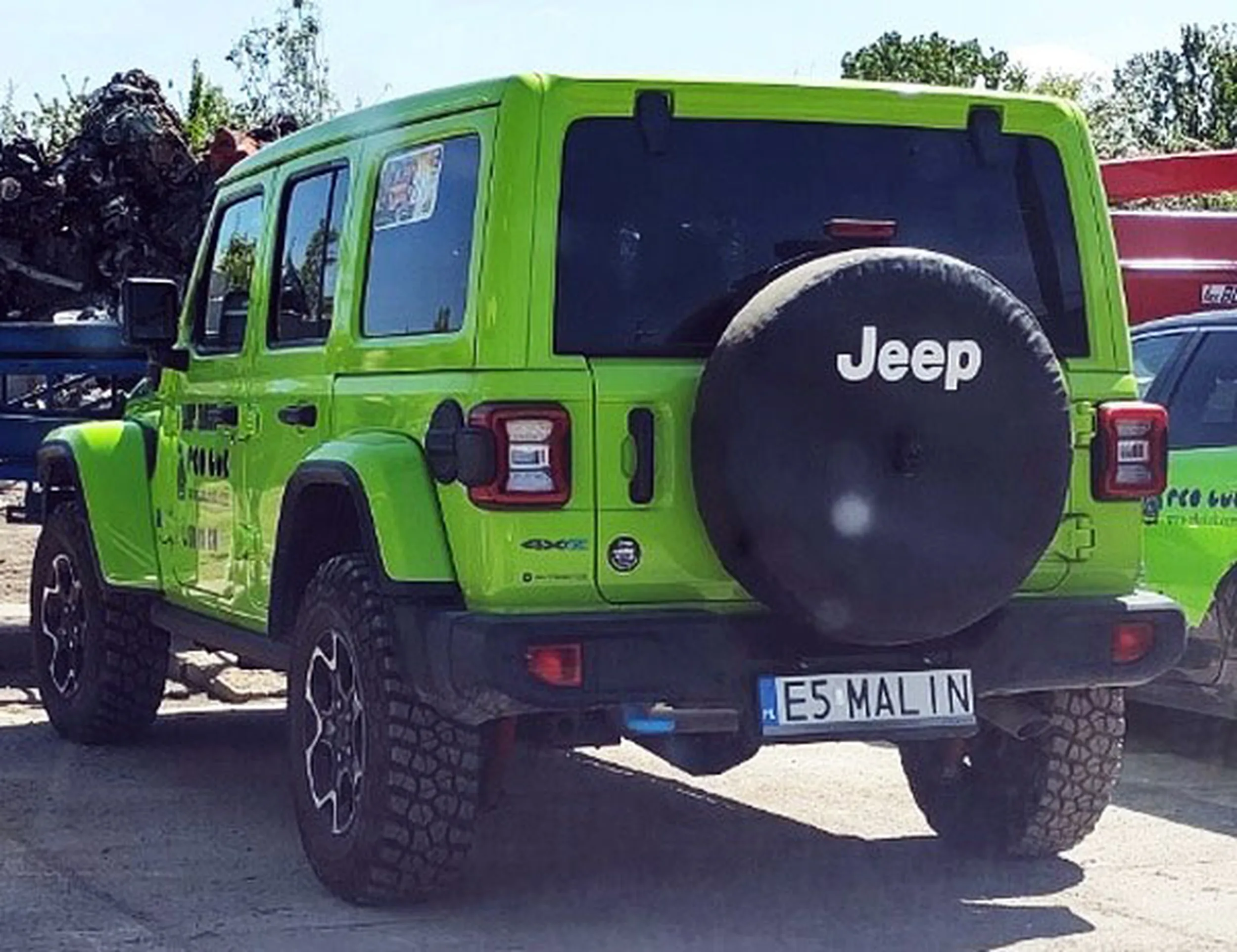 Fajny numer, blacha E5 MALIN