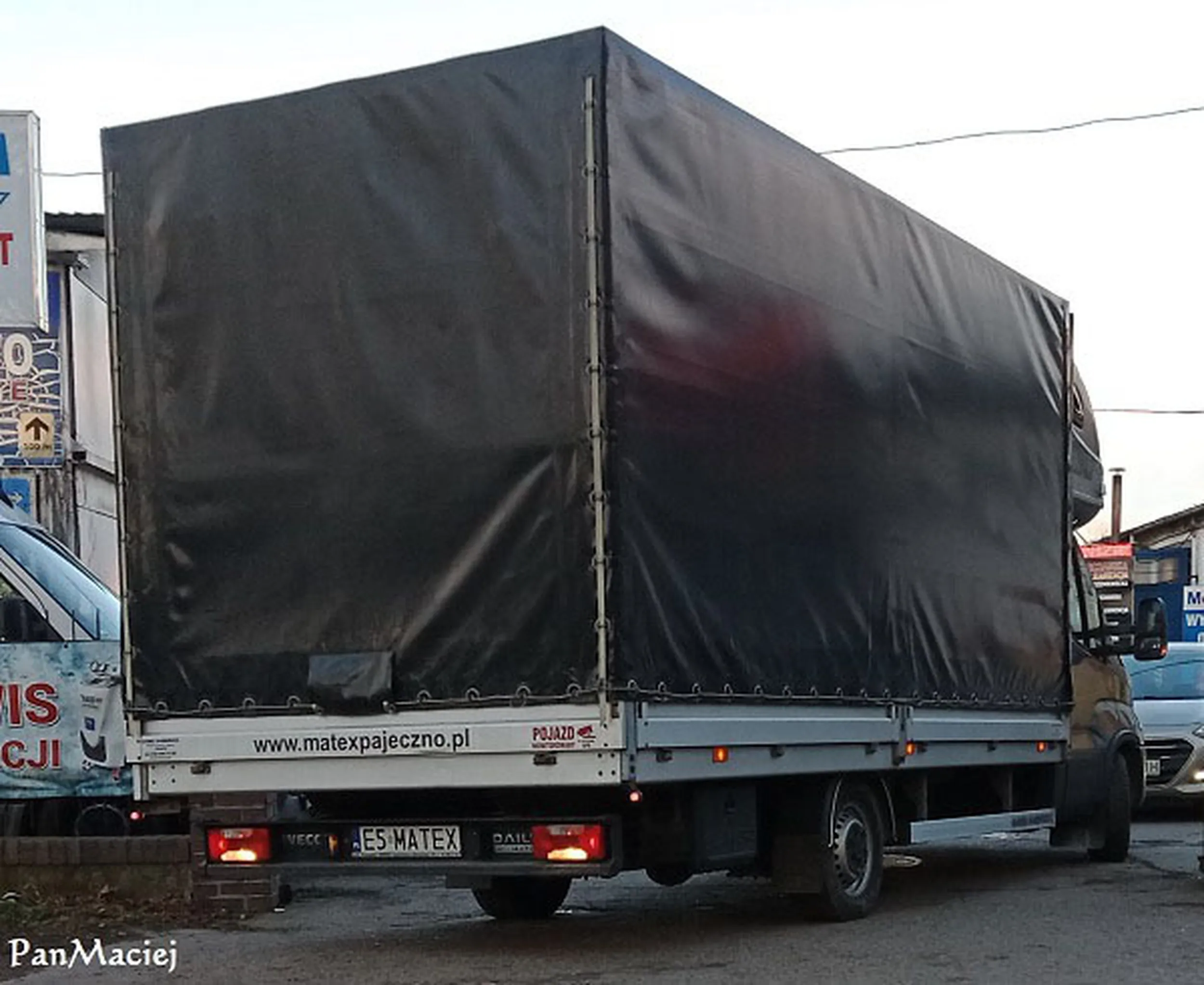 Fajny numer, blacha E5 MATEX