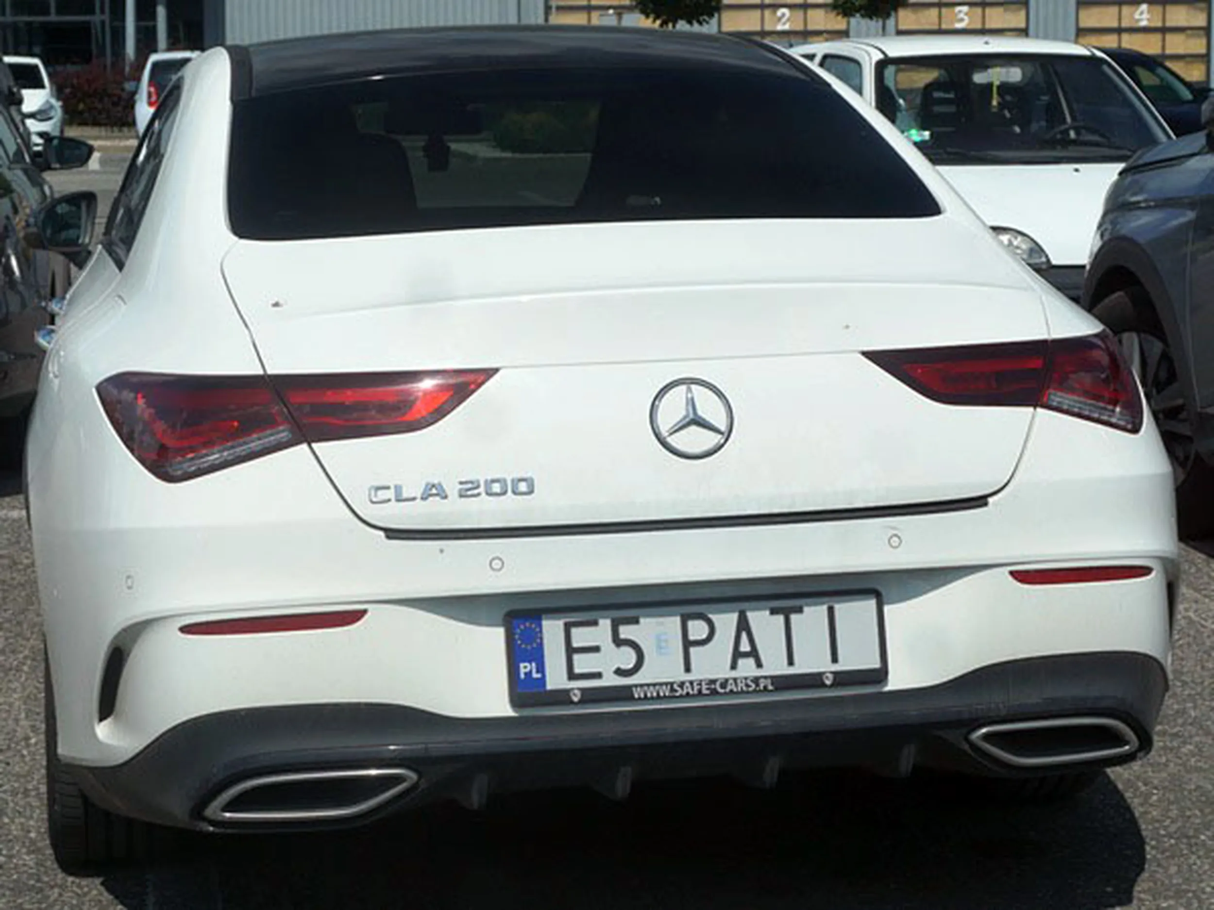 Fajny numer, blacha E5 PATI