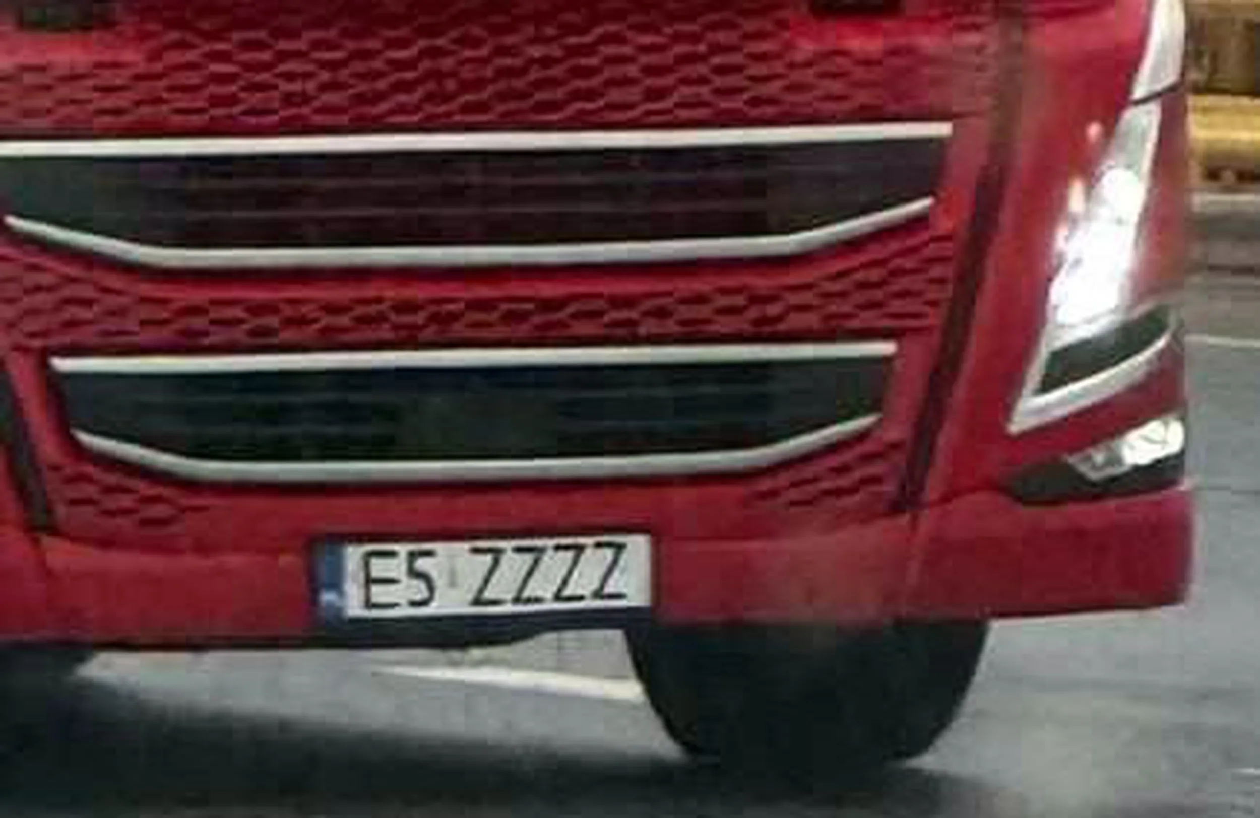 Fajny numer, blacha E5 ZZZZ