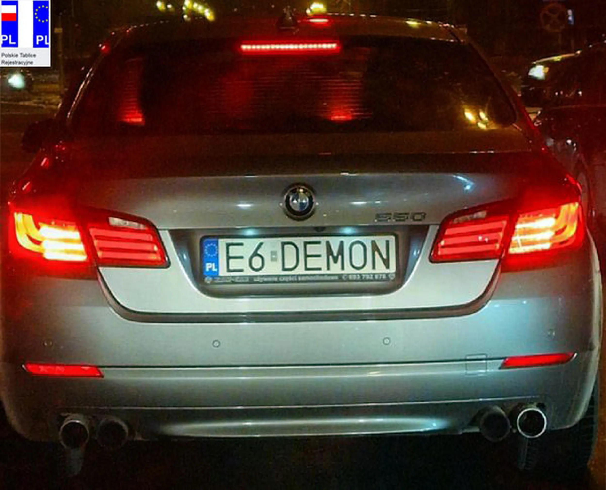 Fajny numer, blacha E6 DEMON