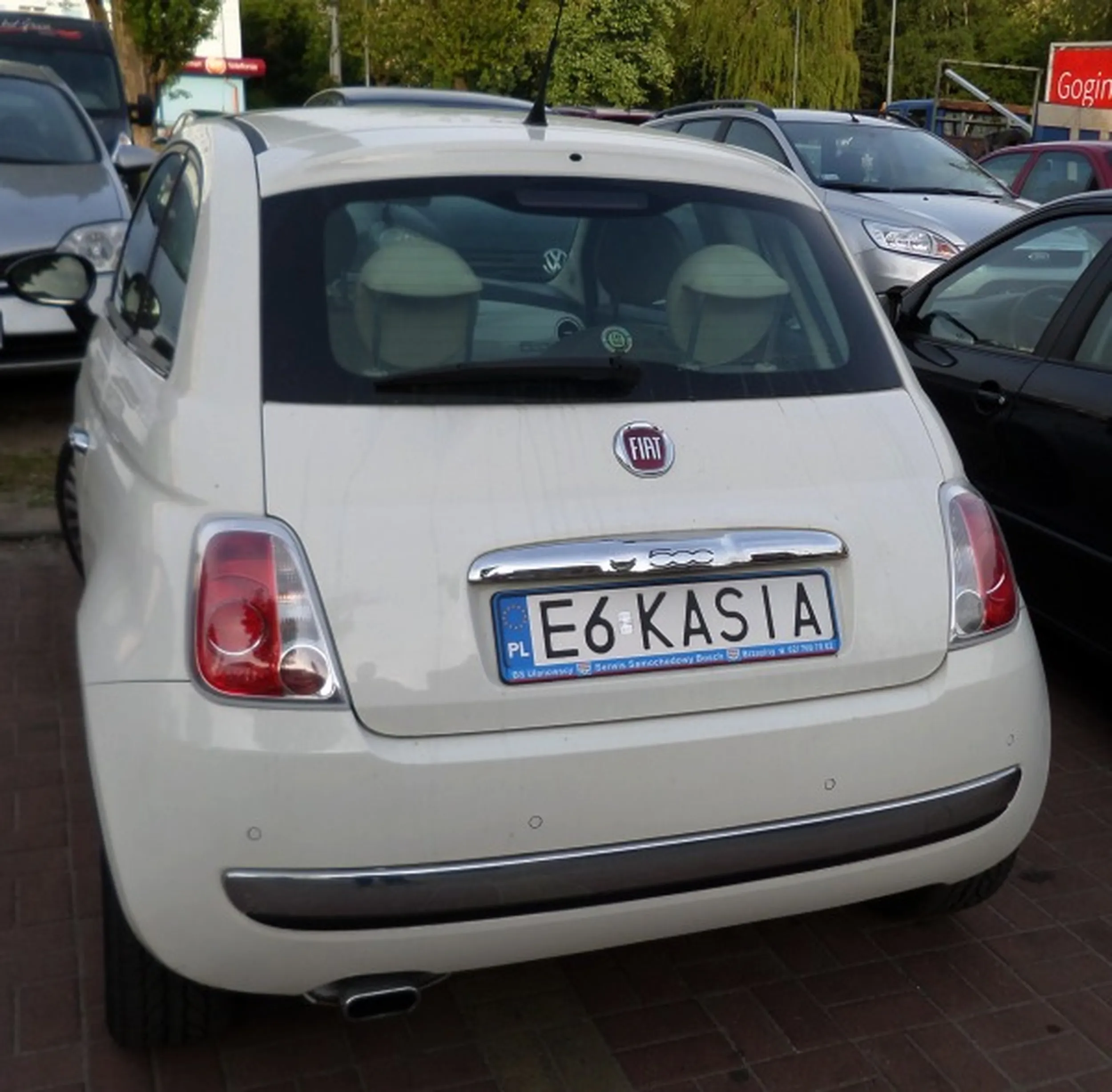 Fajny numer, blacha E6 KASIA