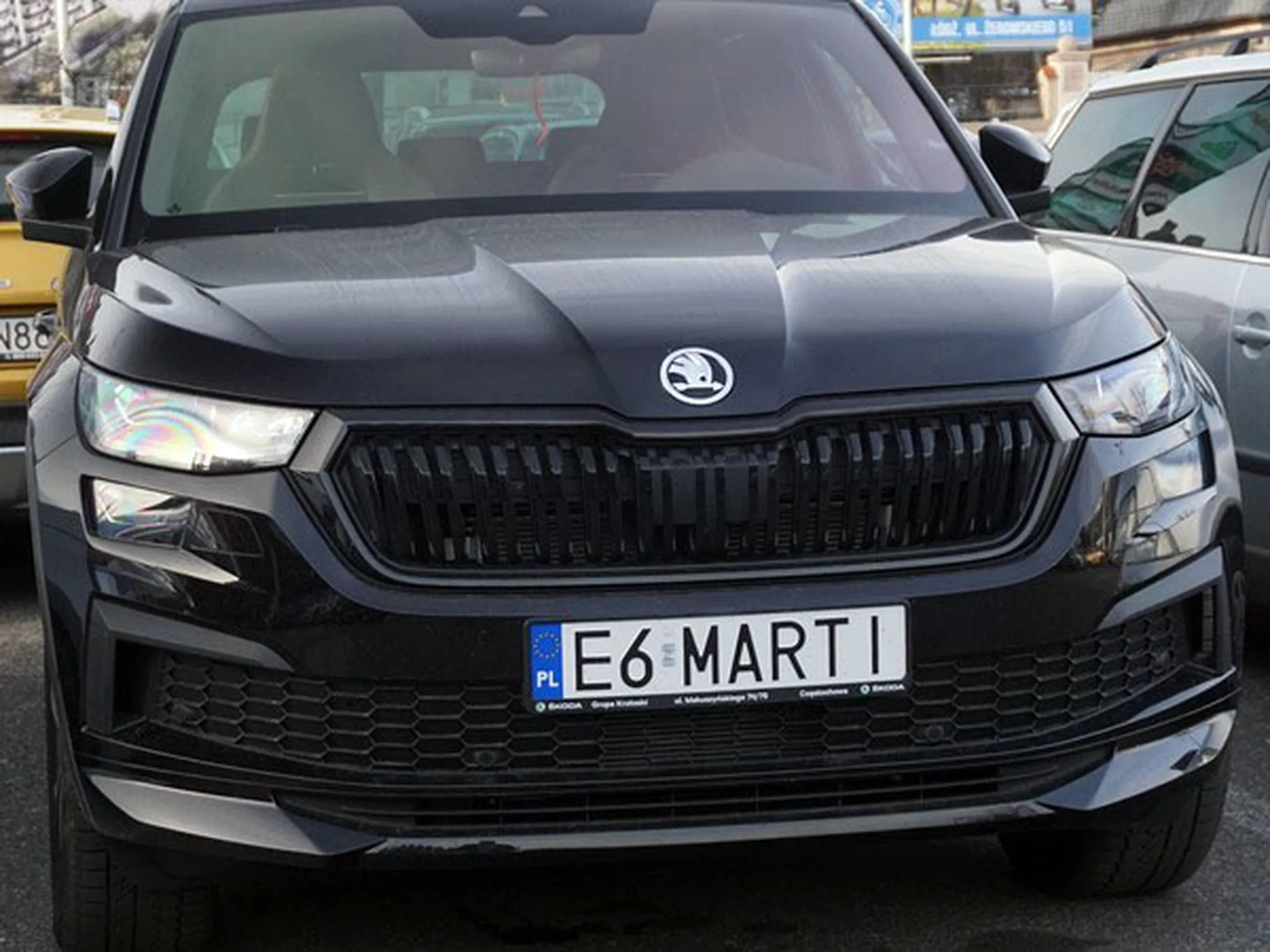 Fajny numer, blacha E6 MARTI