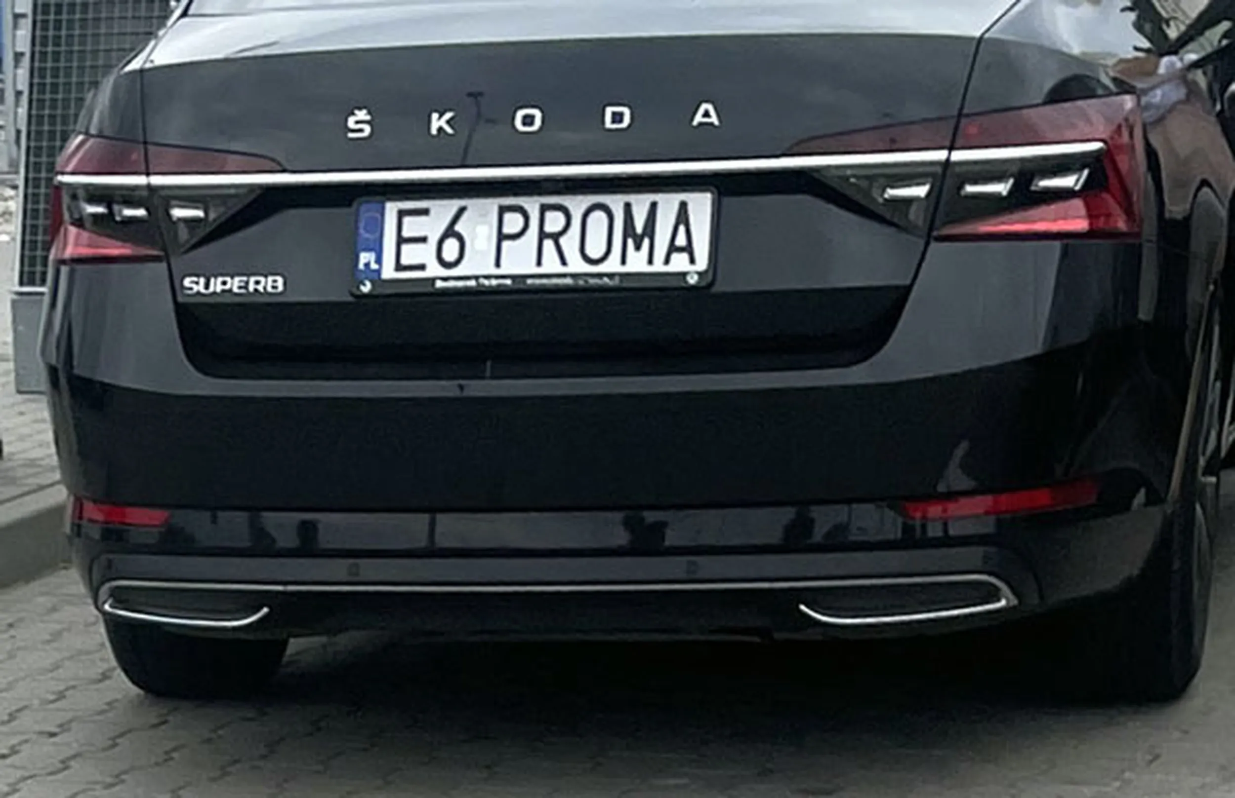 Fajny numer, blacha E6 PROMA