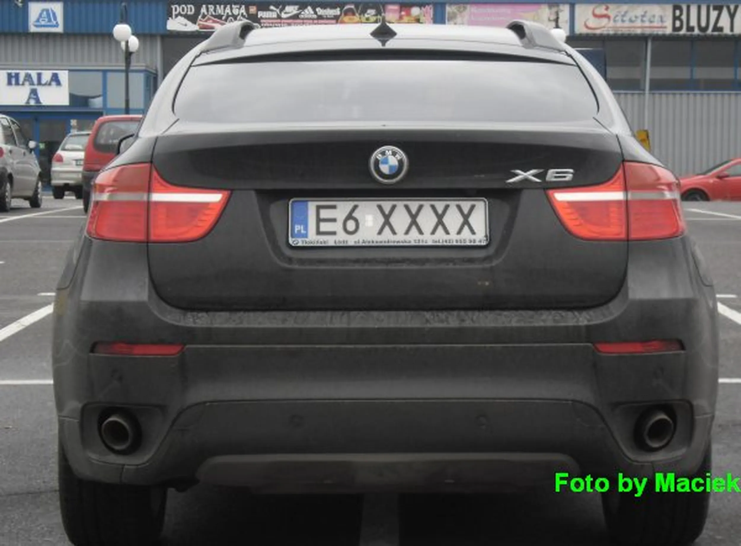 Fajny numer, blacha E6 XXXX