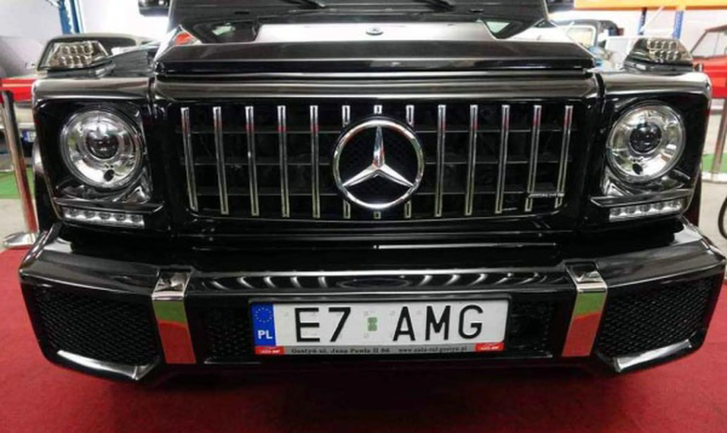 Fajny numer, blacha E7 AMG