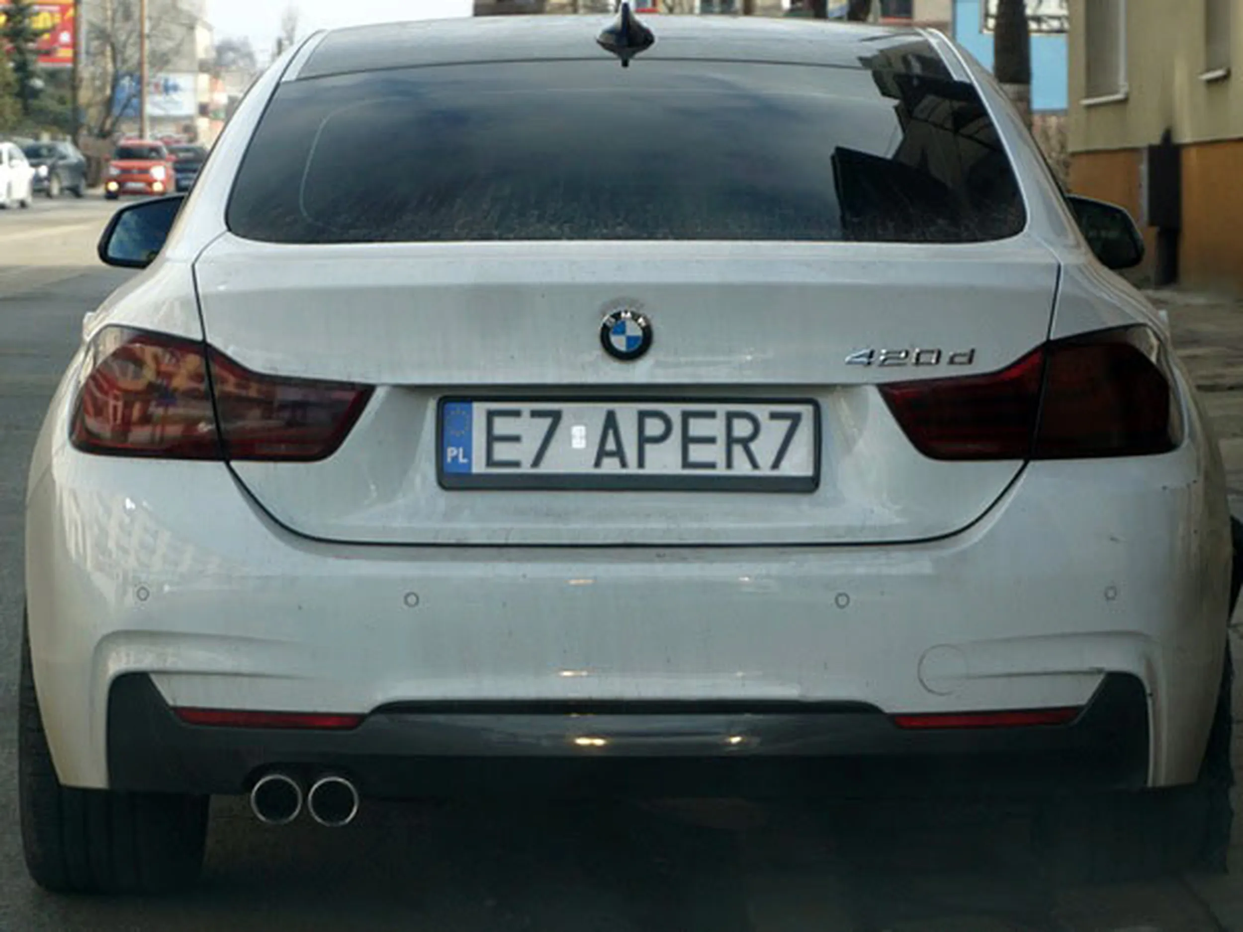 Fajny numer, blacha E7 APER7