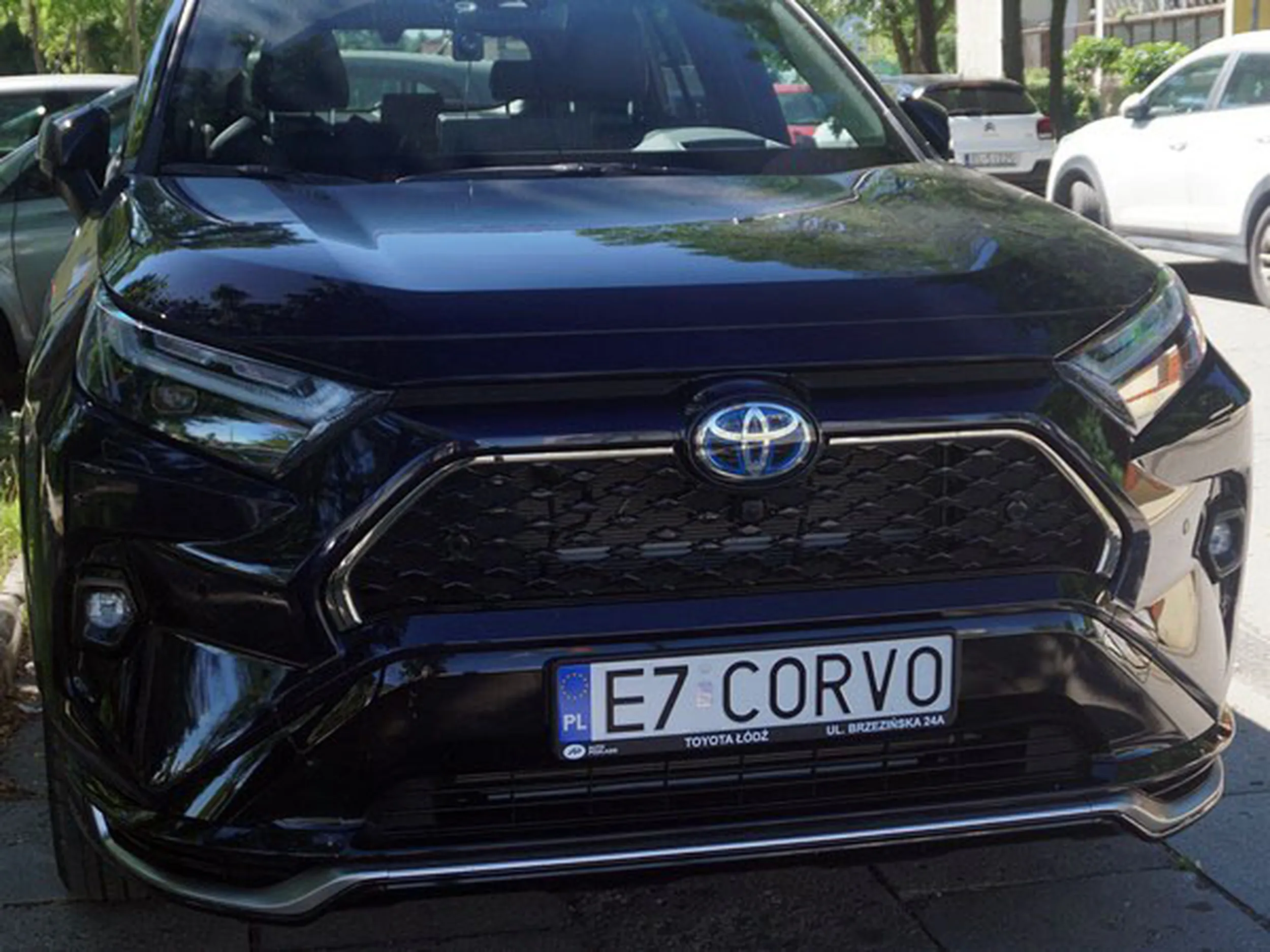 Fajny numer, blacha E7 CORVO