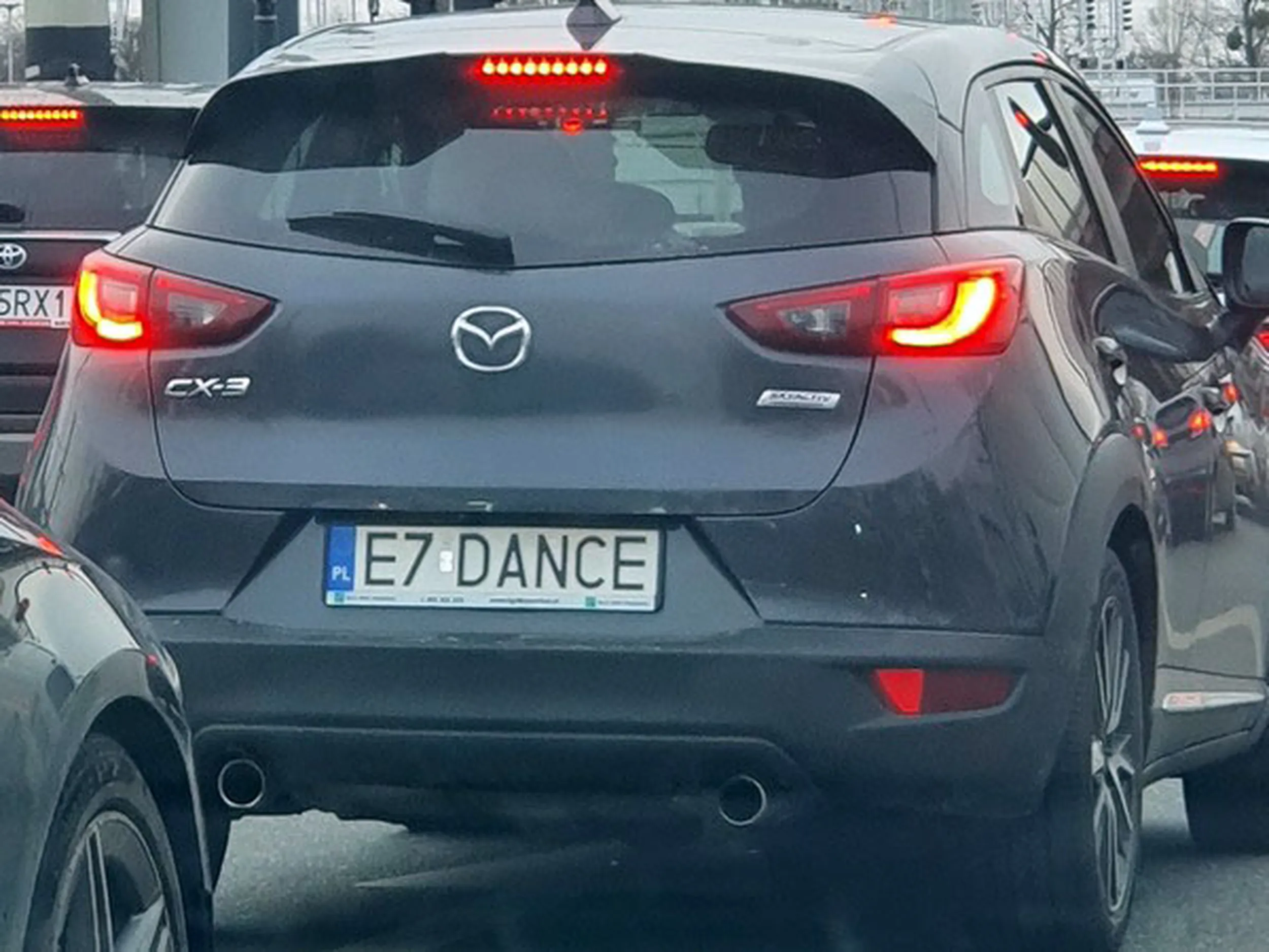 Fajny numer, blacha E7 DANCE
