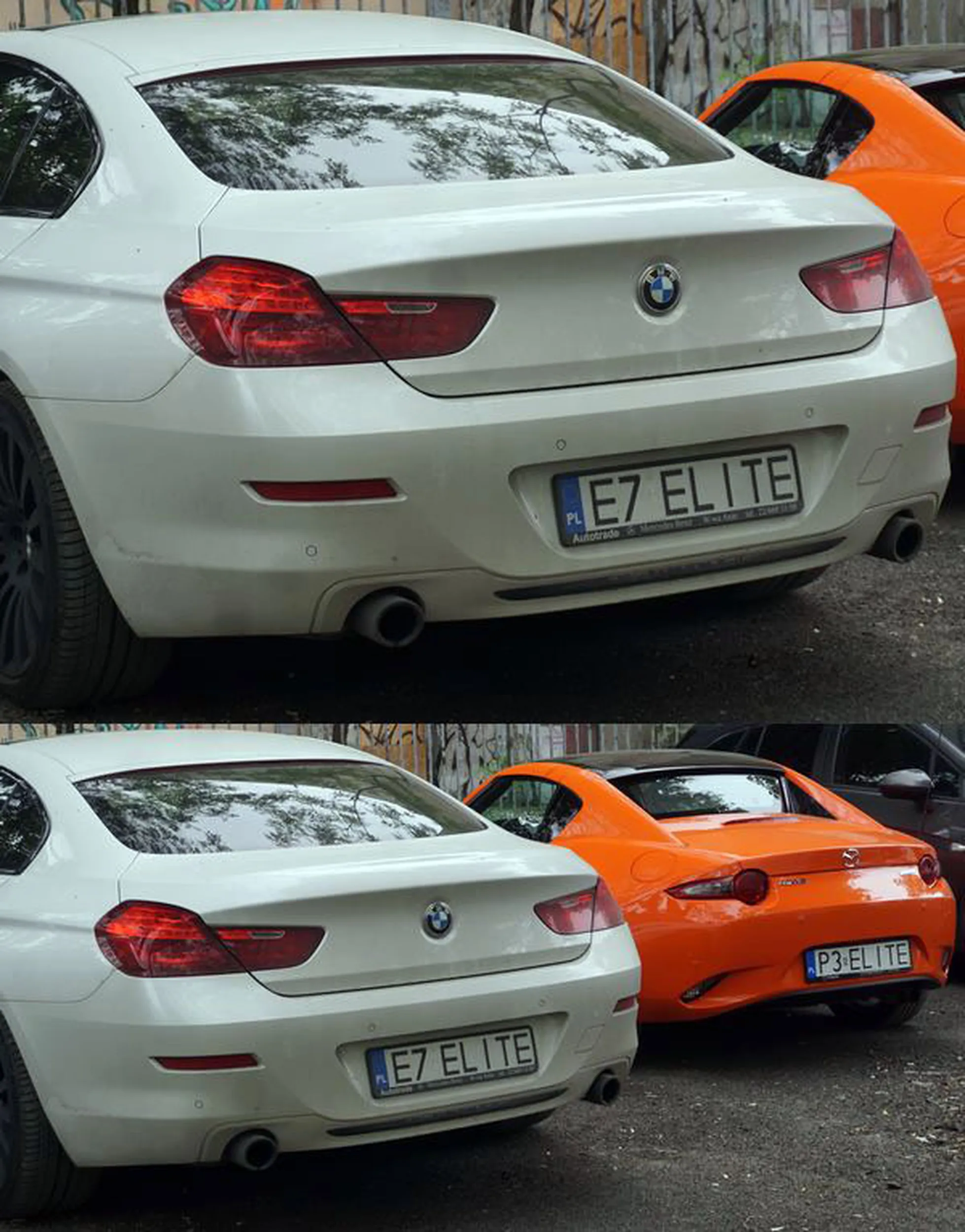 Fajny numer, blacha E7 ELITE