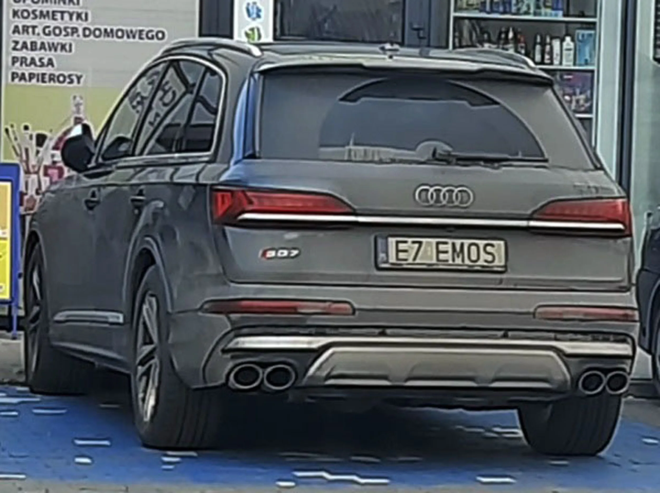 Fajny numer, blacha E7 EMOS