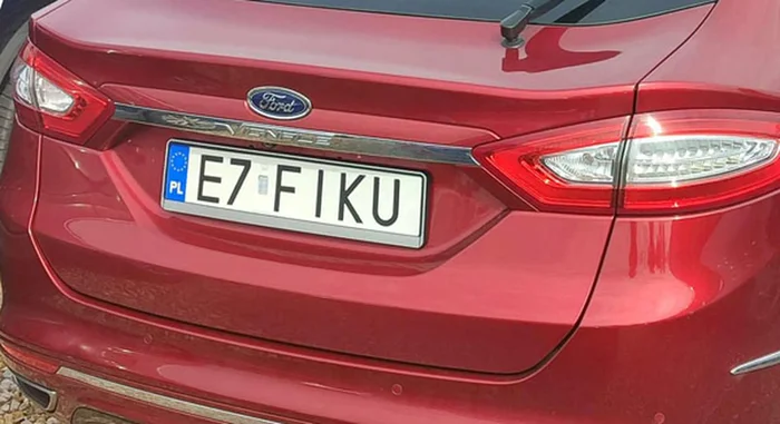 Fajny numer, blacha E7 FIKU