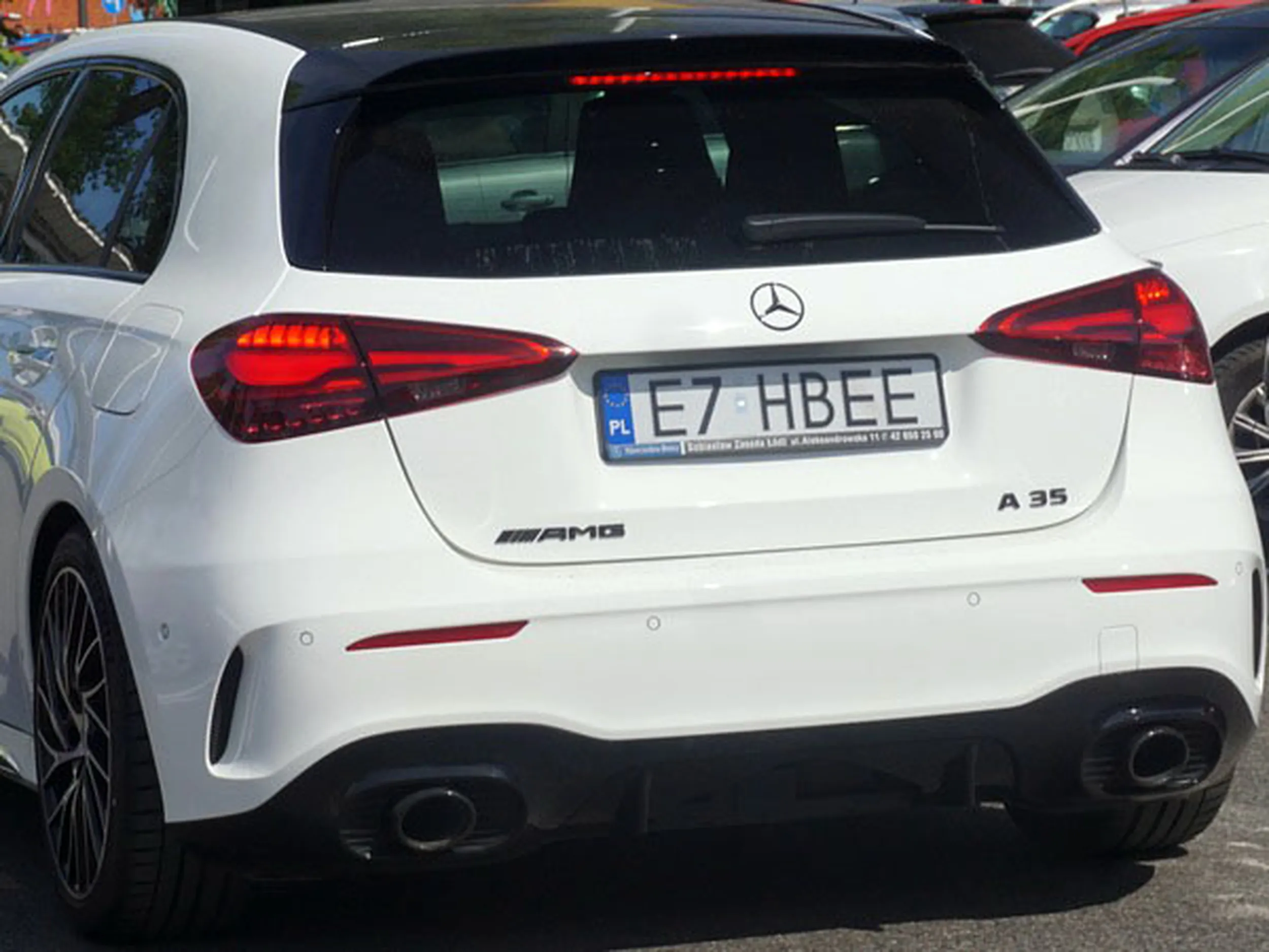 Fajny numer, blacha E7 HBEE