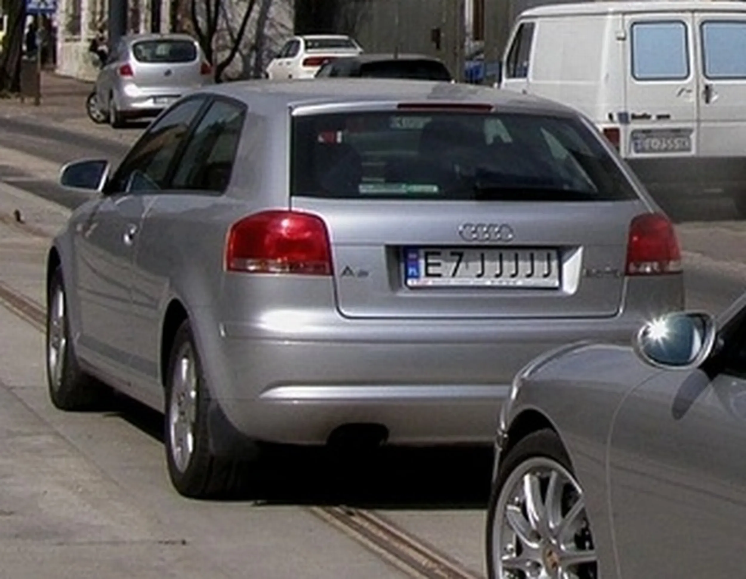 Fajny numer, blacha E7 JJJJJ