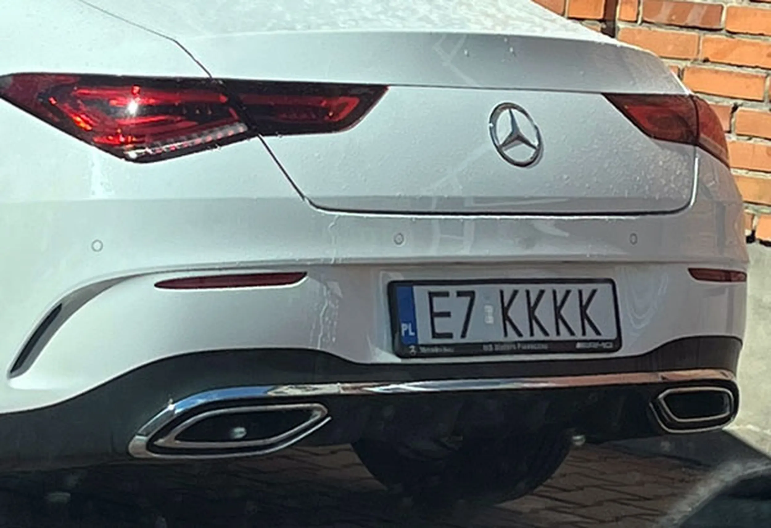 Fajny numer, blacha E7 KKKK