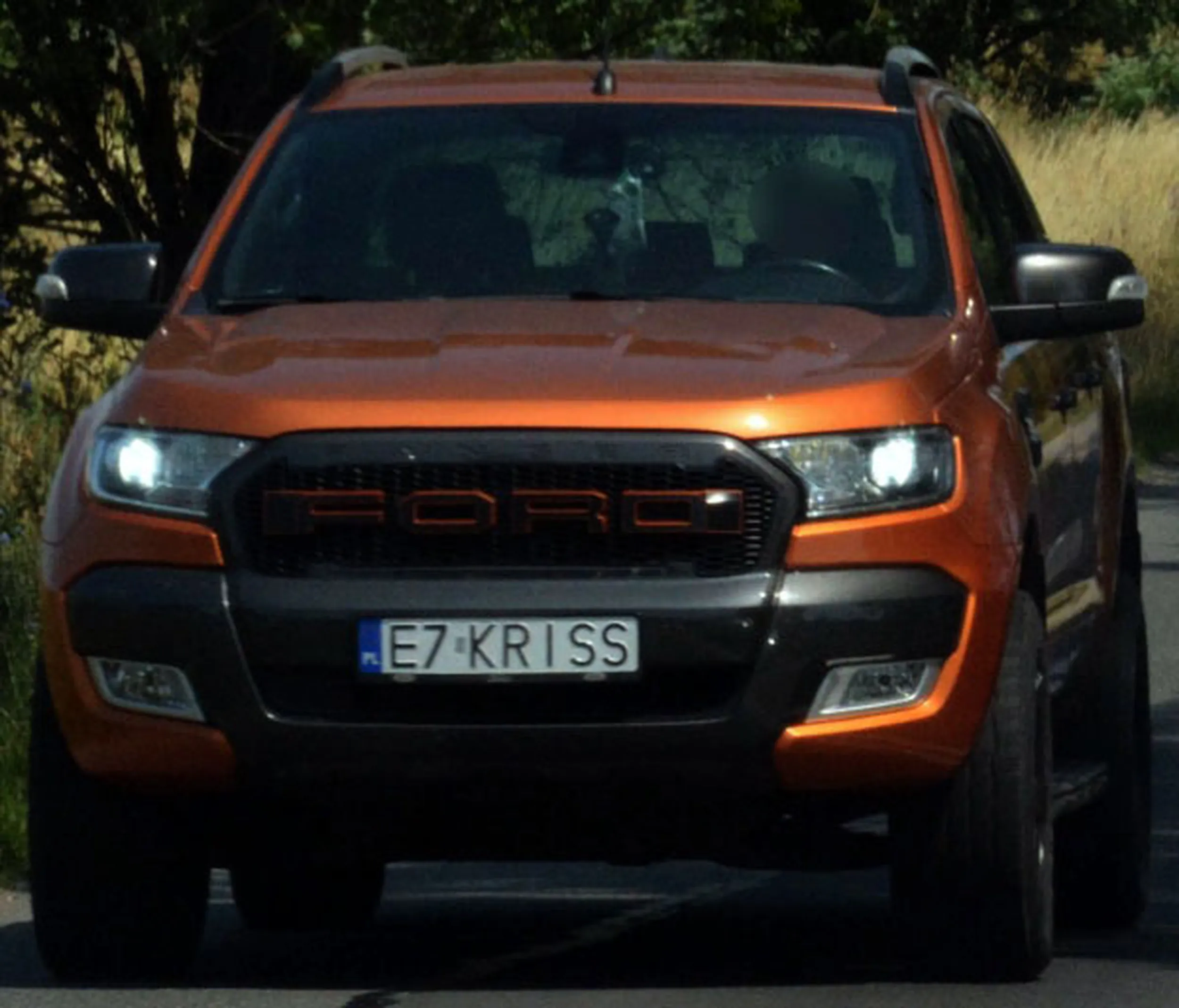 Fajny numer, blacha E7 KRISS