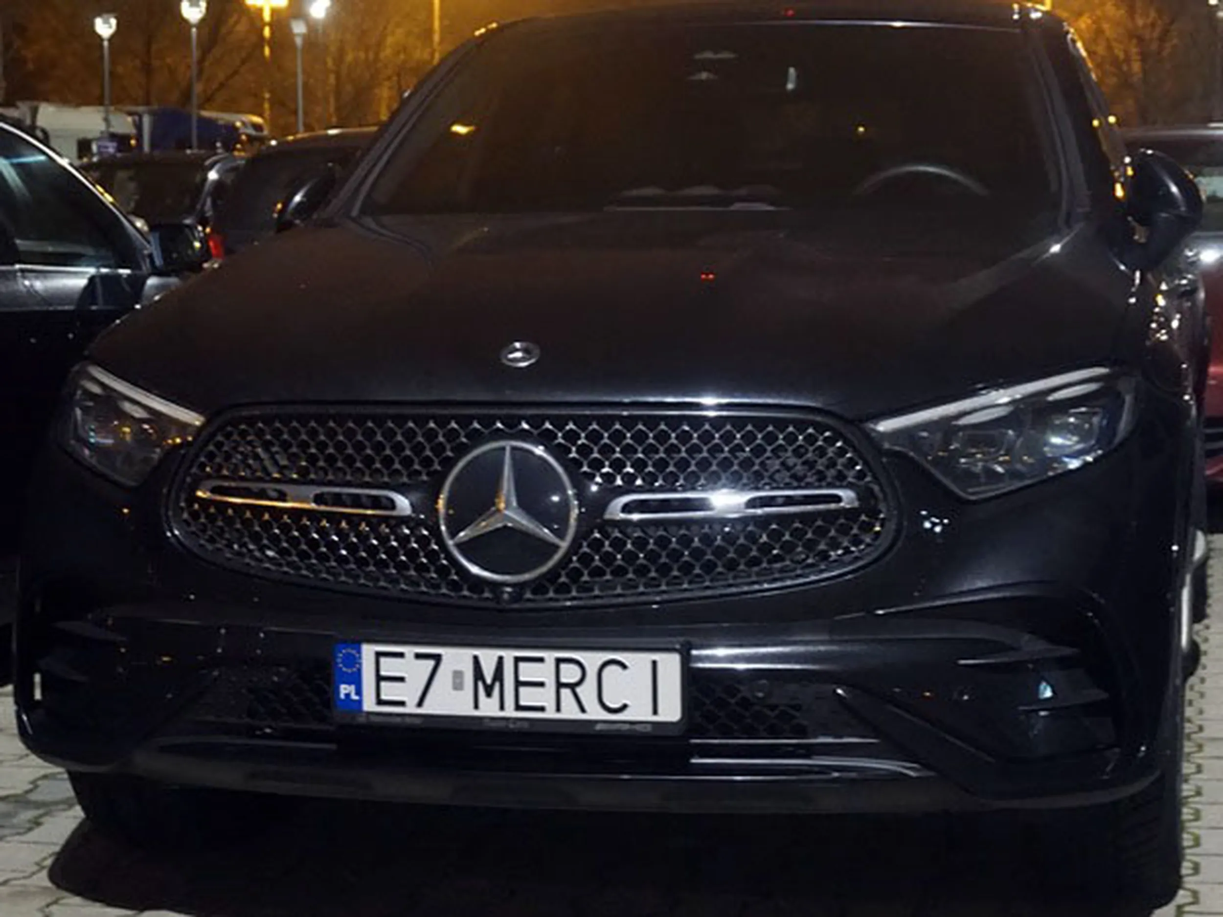 Fajny numer, blacha E7 MERCI