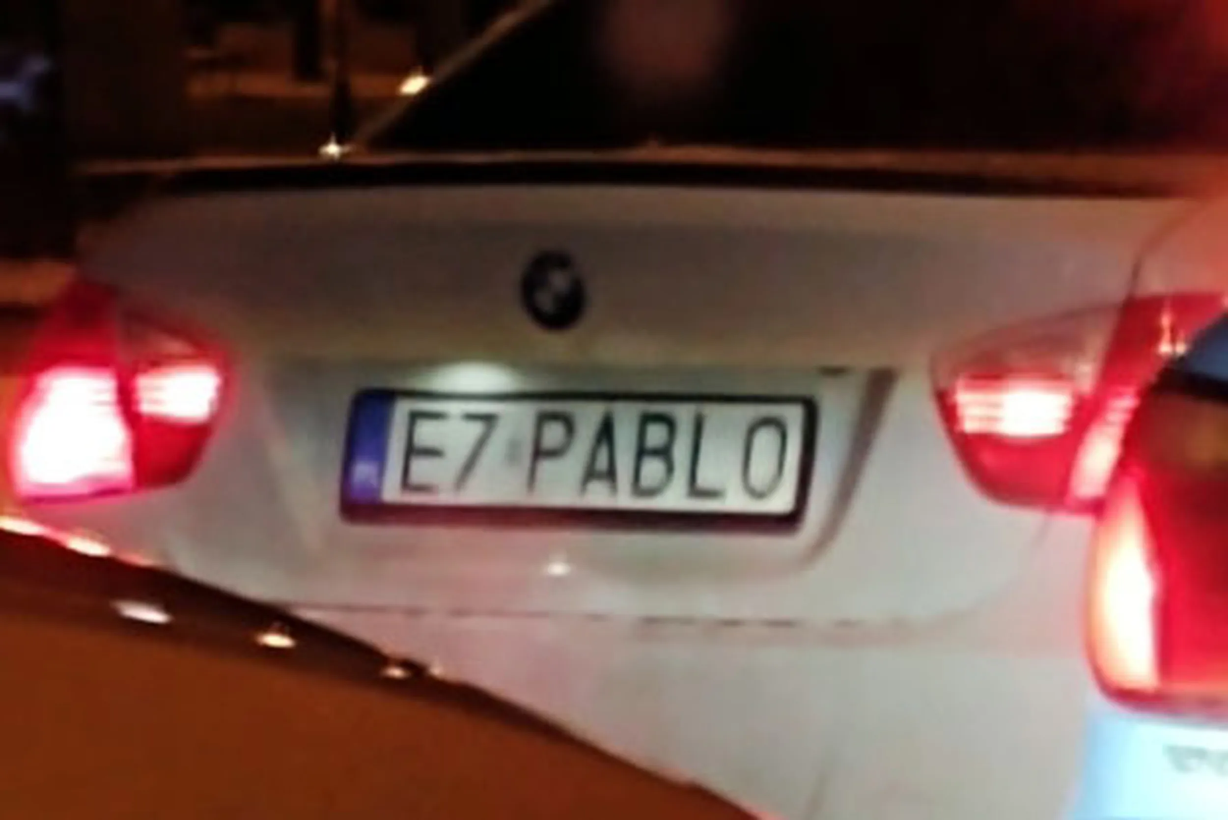 Fajny numer, blacha E7 PABLO
