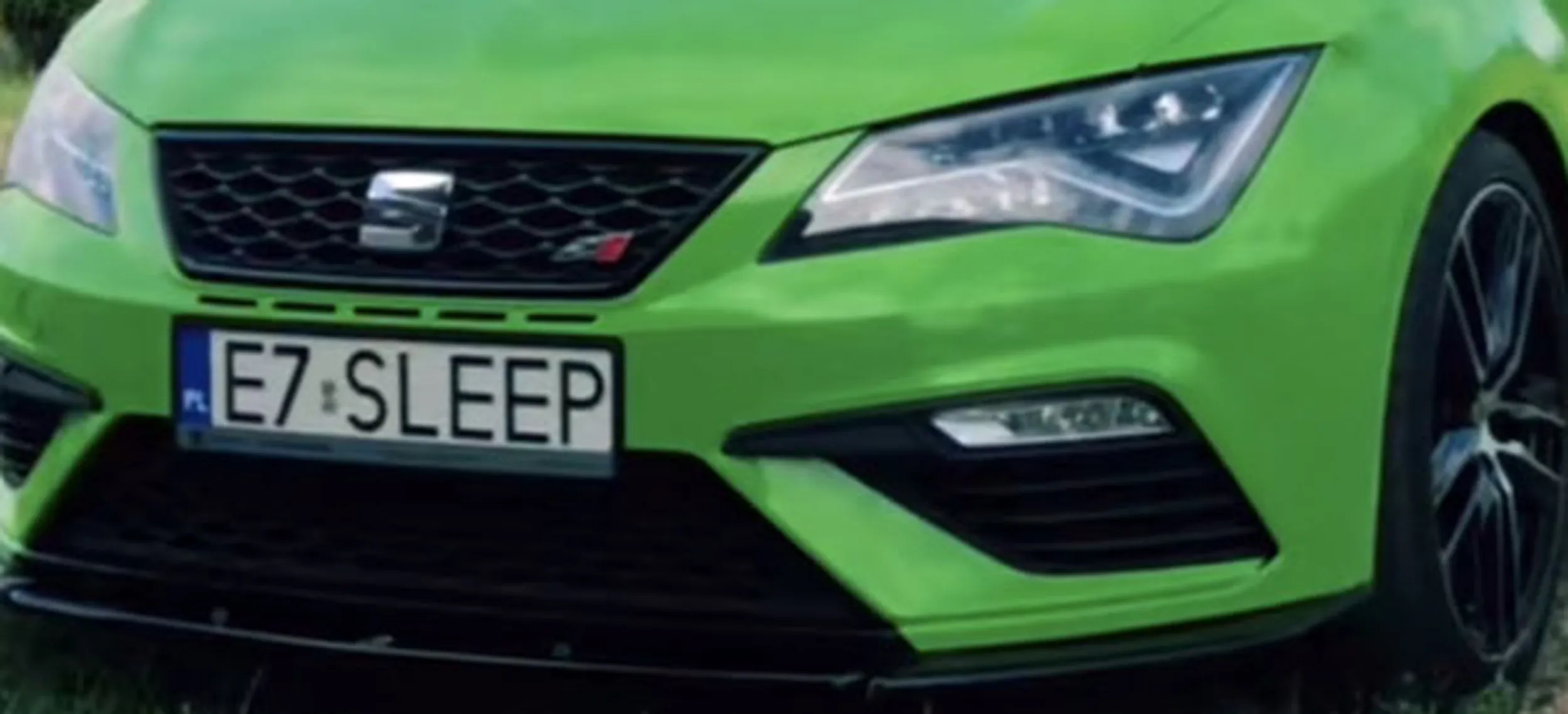 Fajny numer, blacha E7 SLEEP