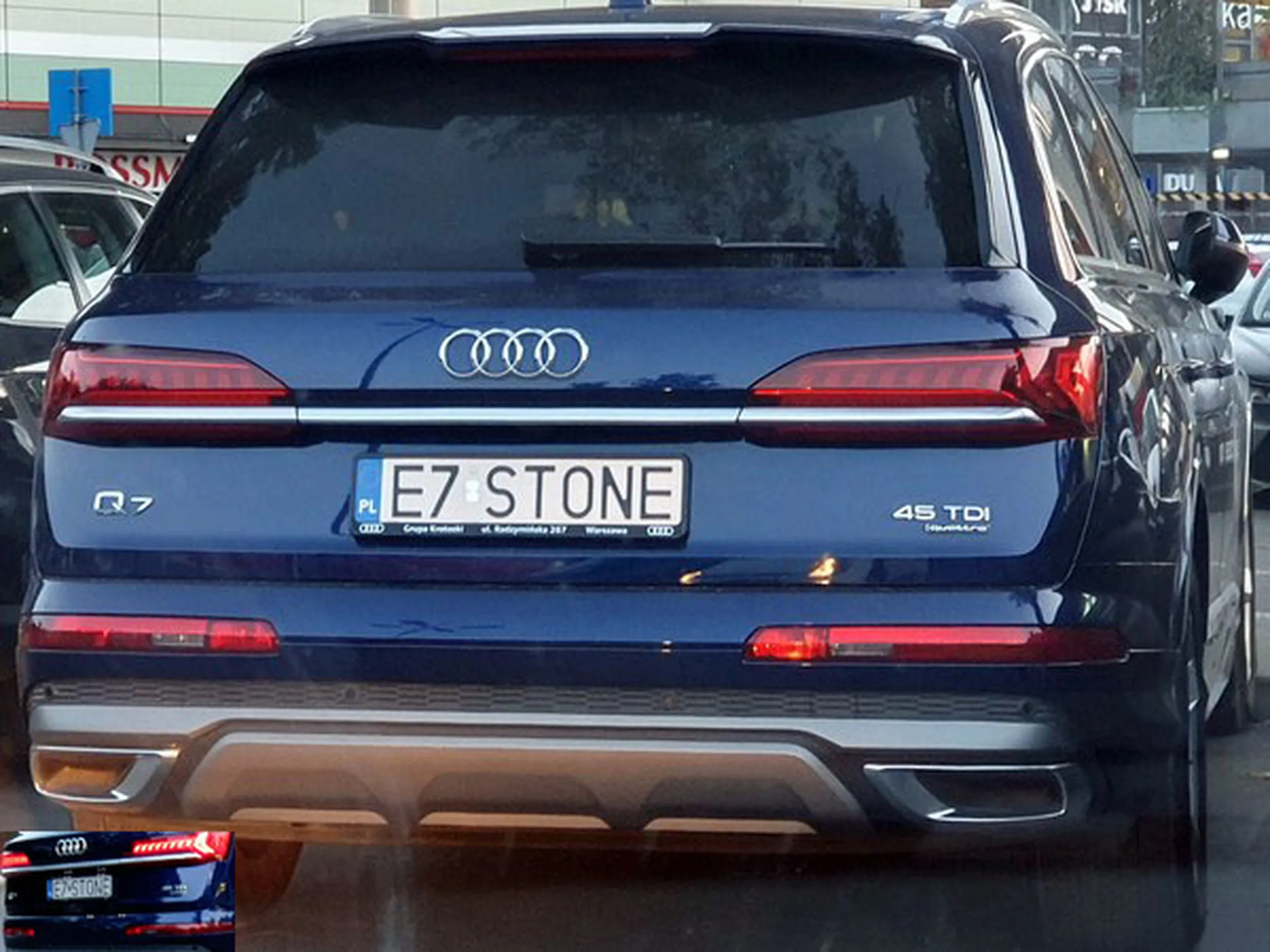 Fajny numer, blacha E7 STONE