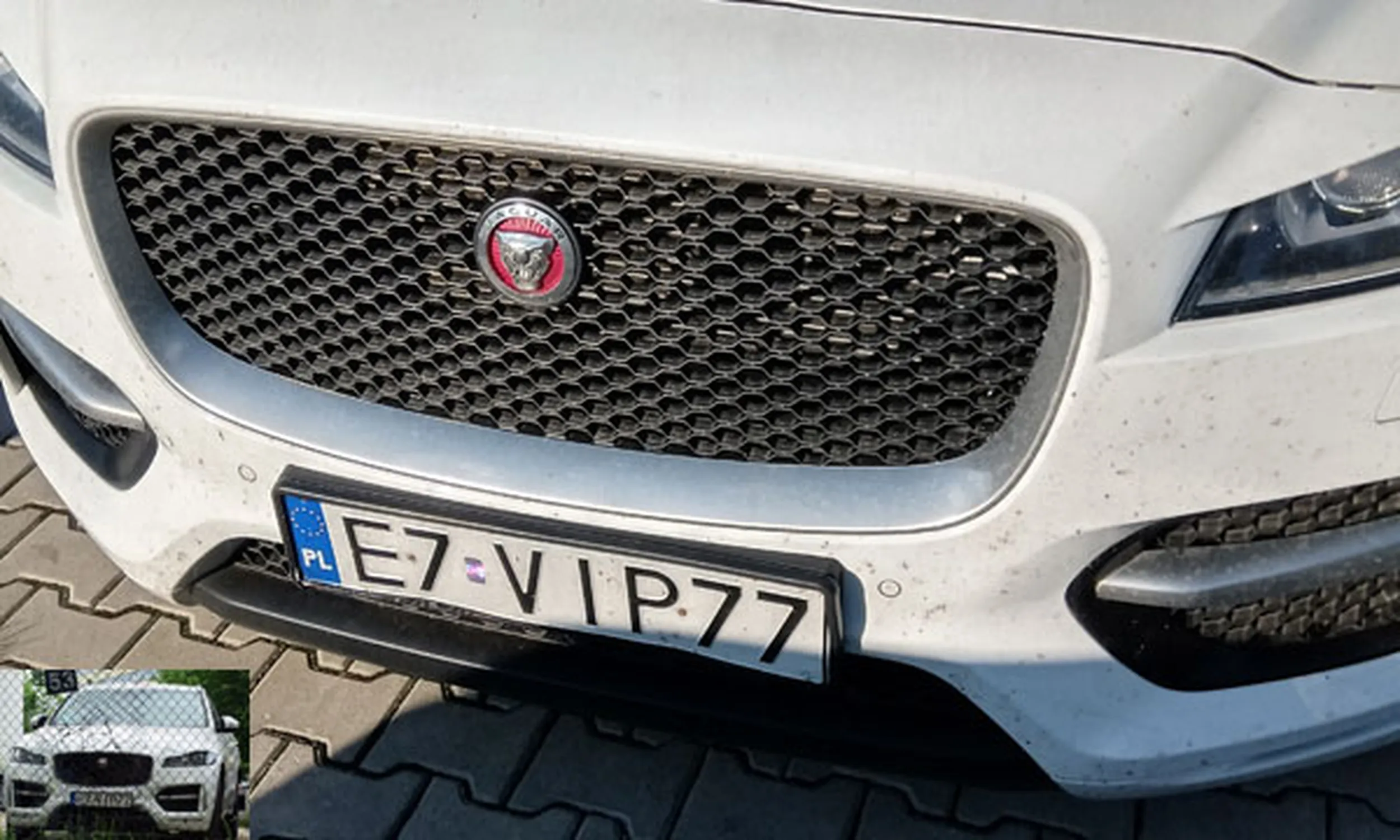 Fajny numer, blacha E7 VIP77