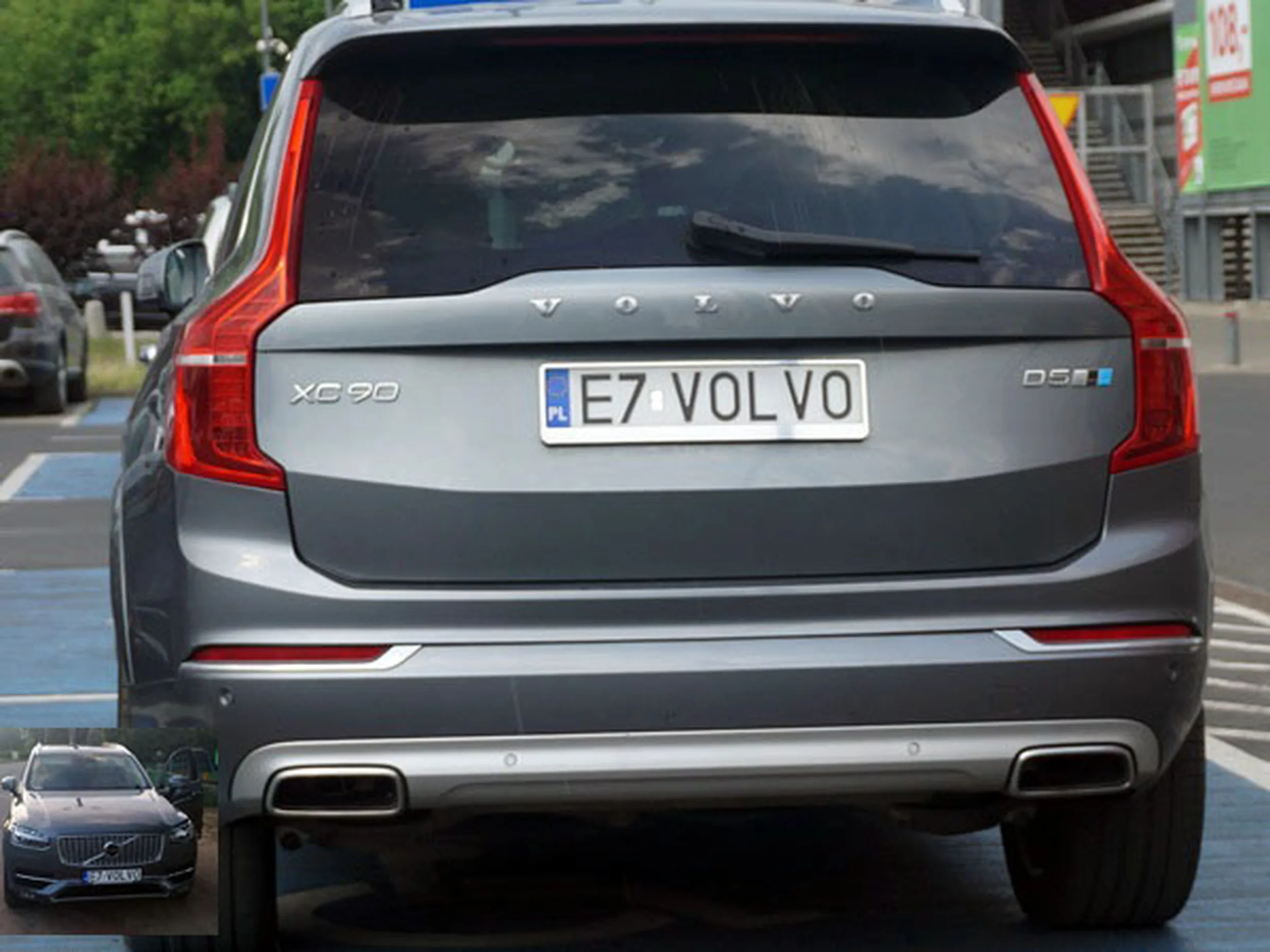 Fajny numer, blacha E7 VOLVO