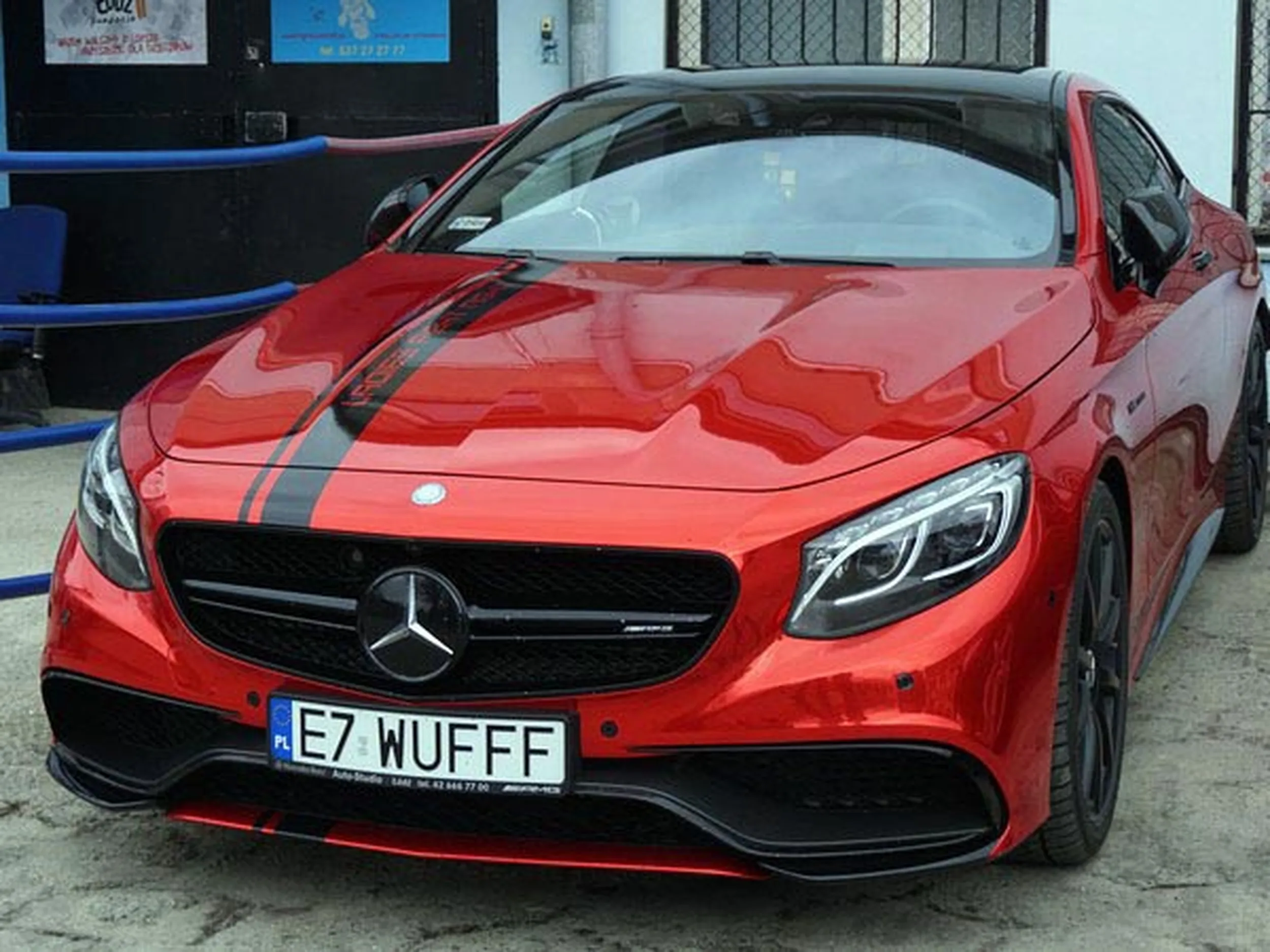 Fajny numer, blacha E7 WUFFF