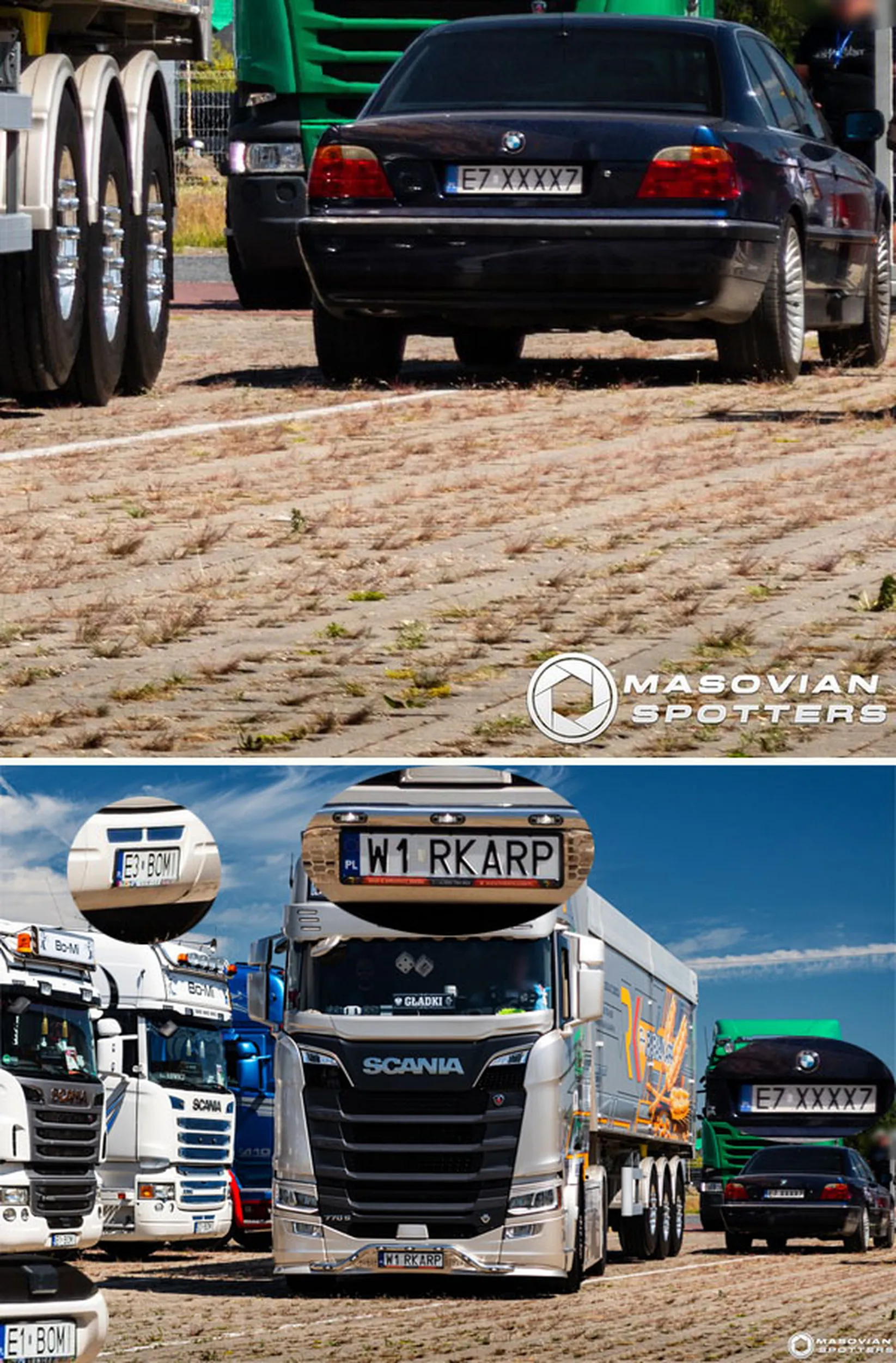 Fajny numer, blacha E7 XXXX7