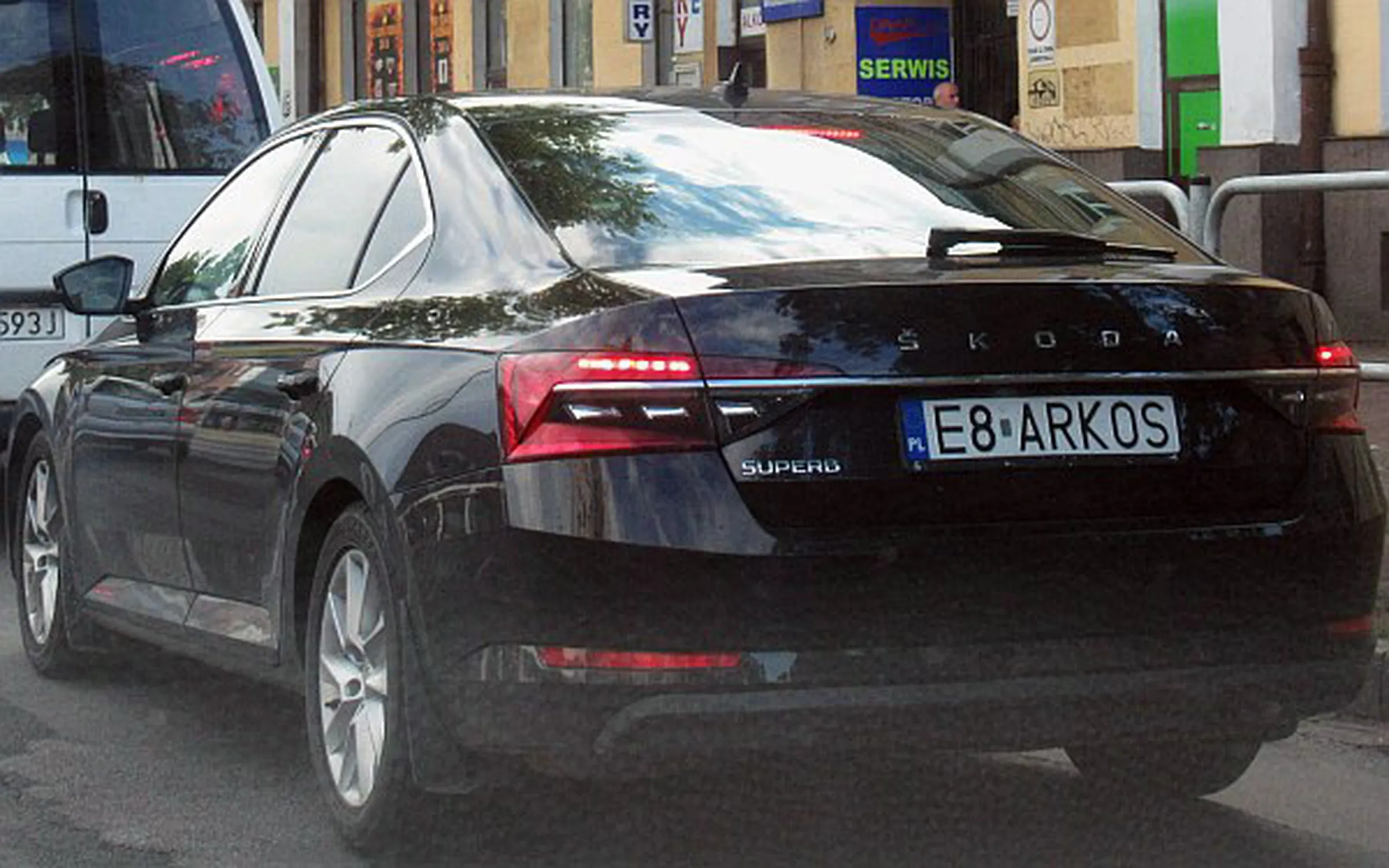 Fajny numer, blacha E8 ARKOS