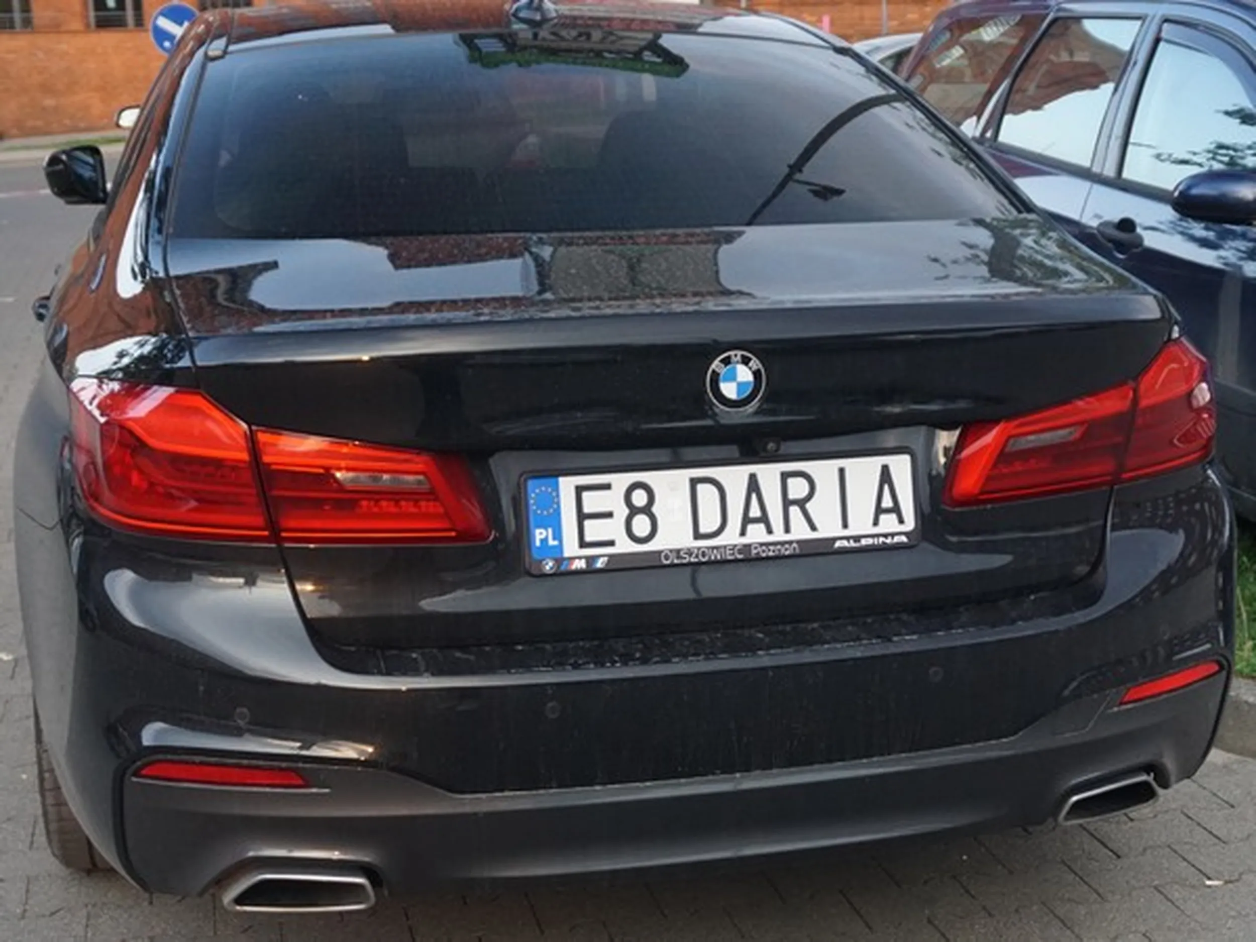 Fajny numer, blacha E8 DARIA