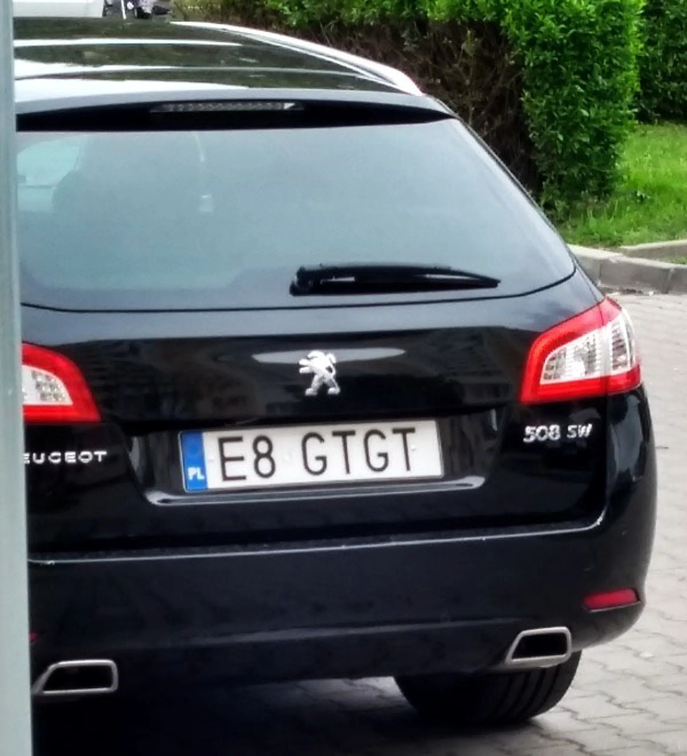 Fajny numer, blacha E8 GTGT