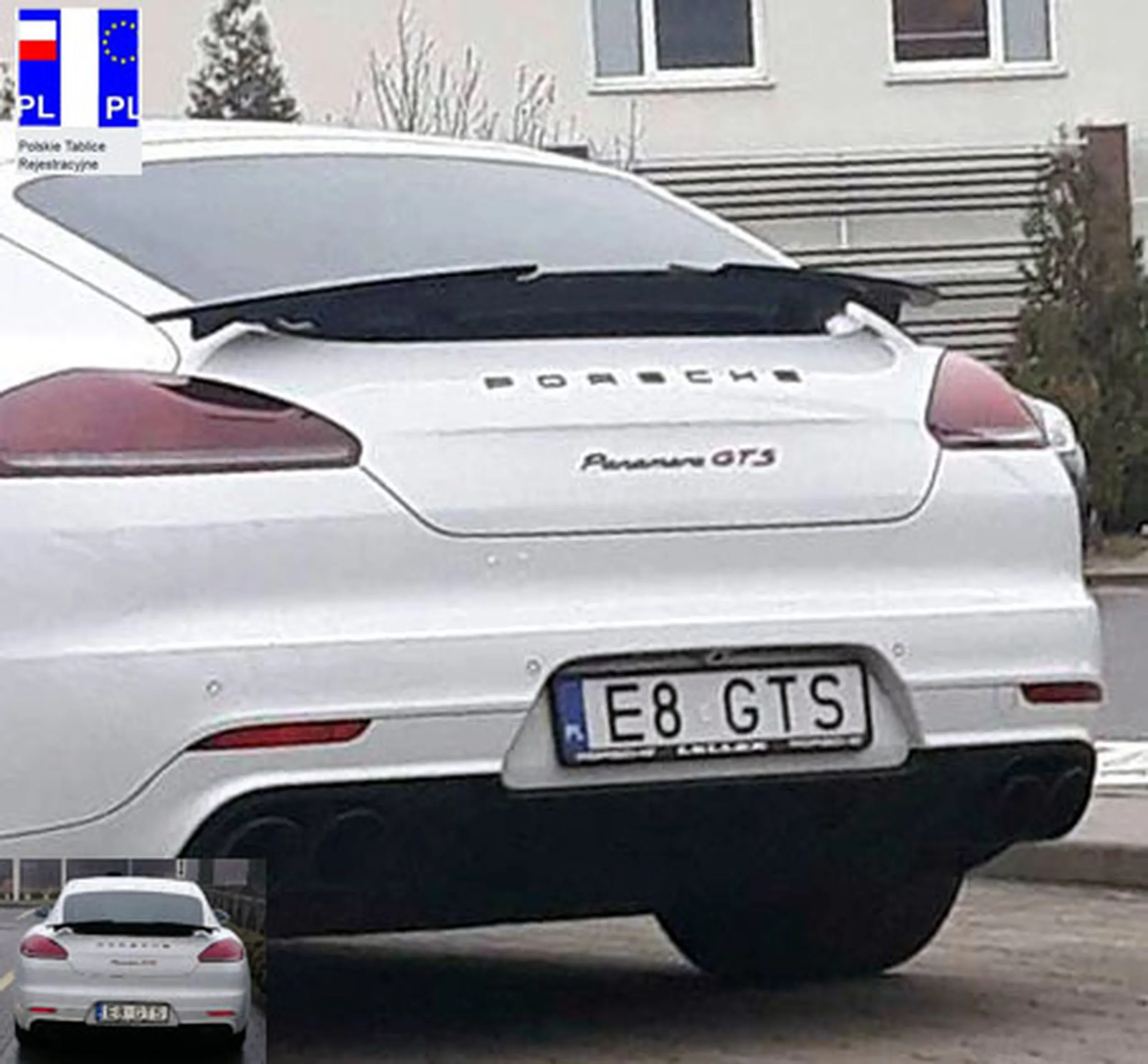 Fajny numer, blacha E8 GTS