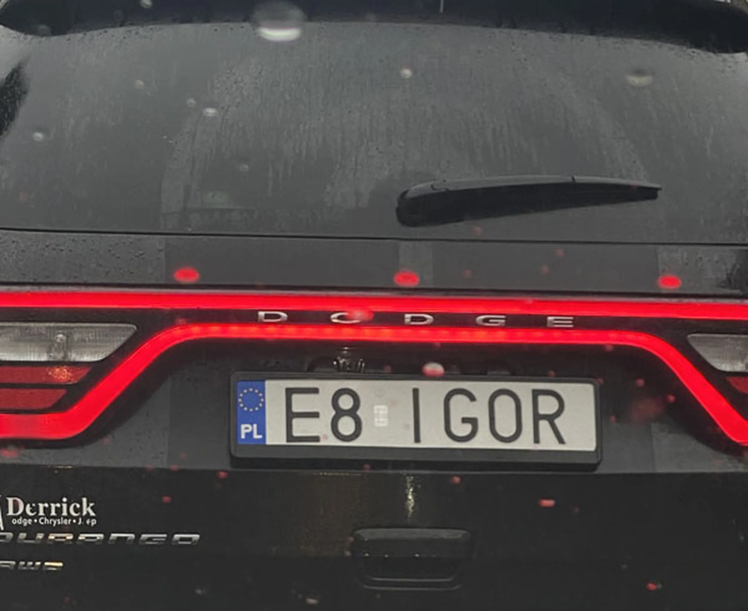 Fajny numer, blacha E8 IGOR