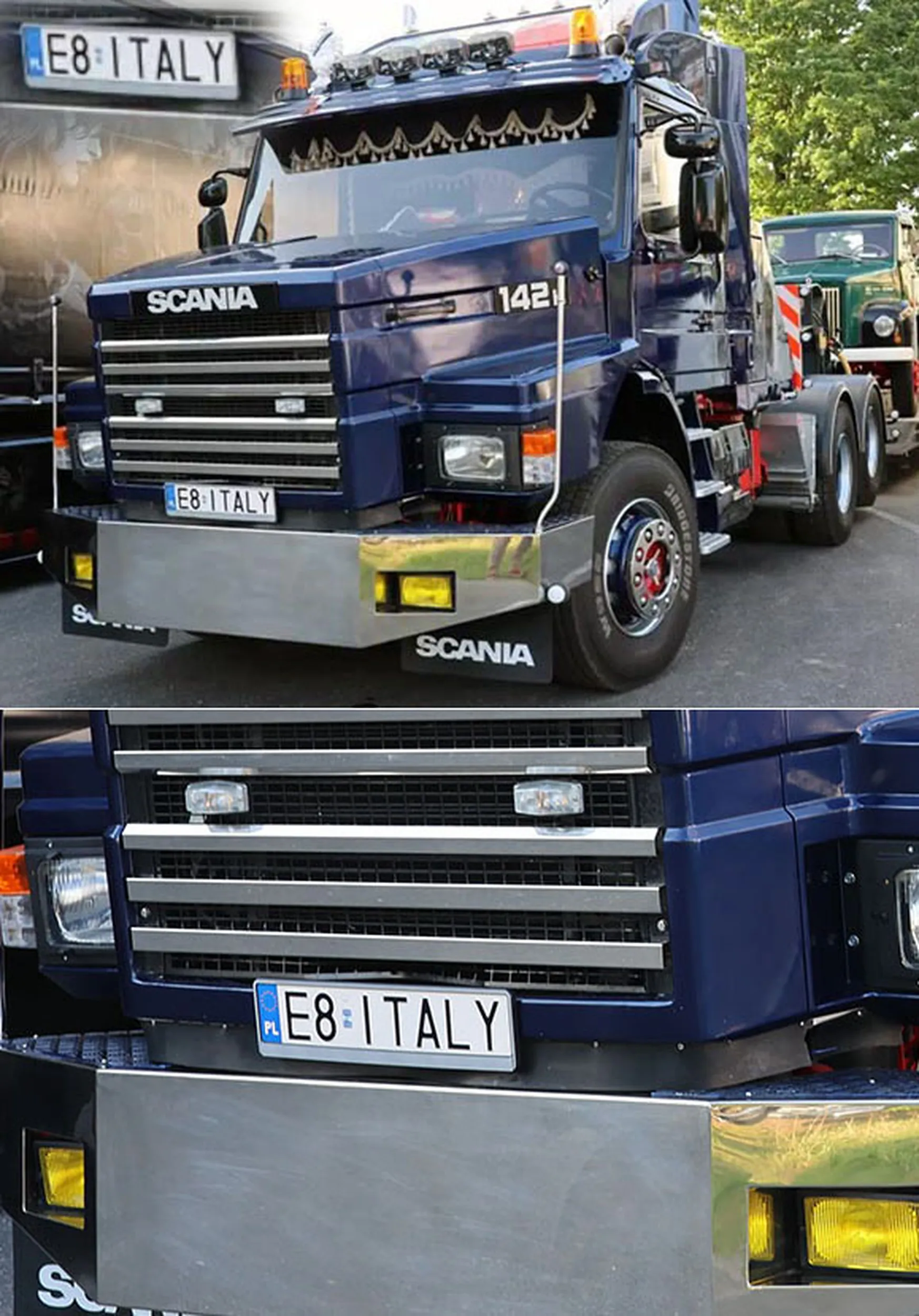 Fajny numer, blacha E8 ITALY