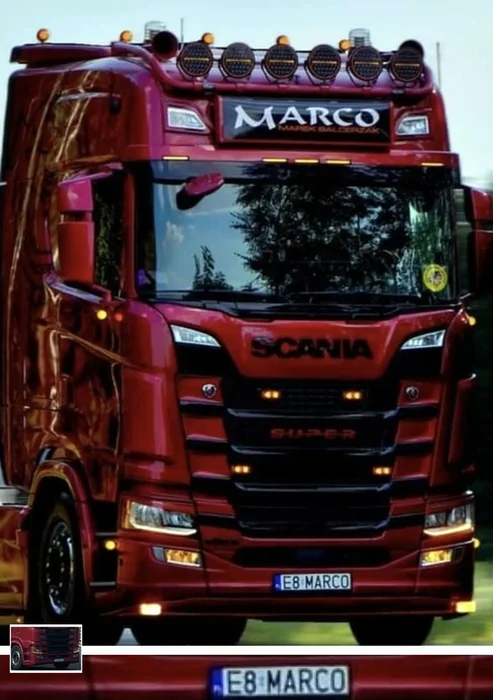 Fajny numer, blacha E8 MARCO