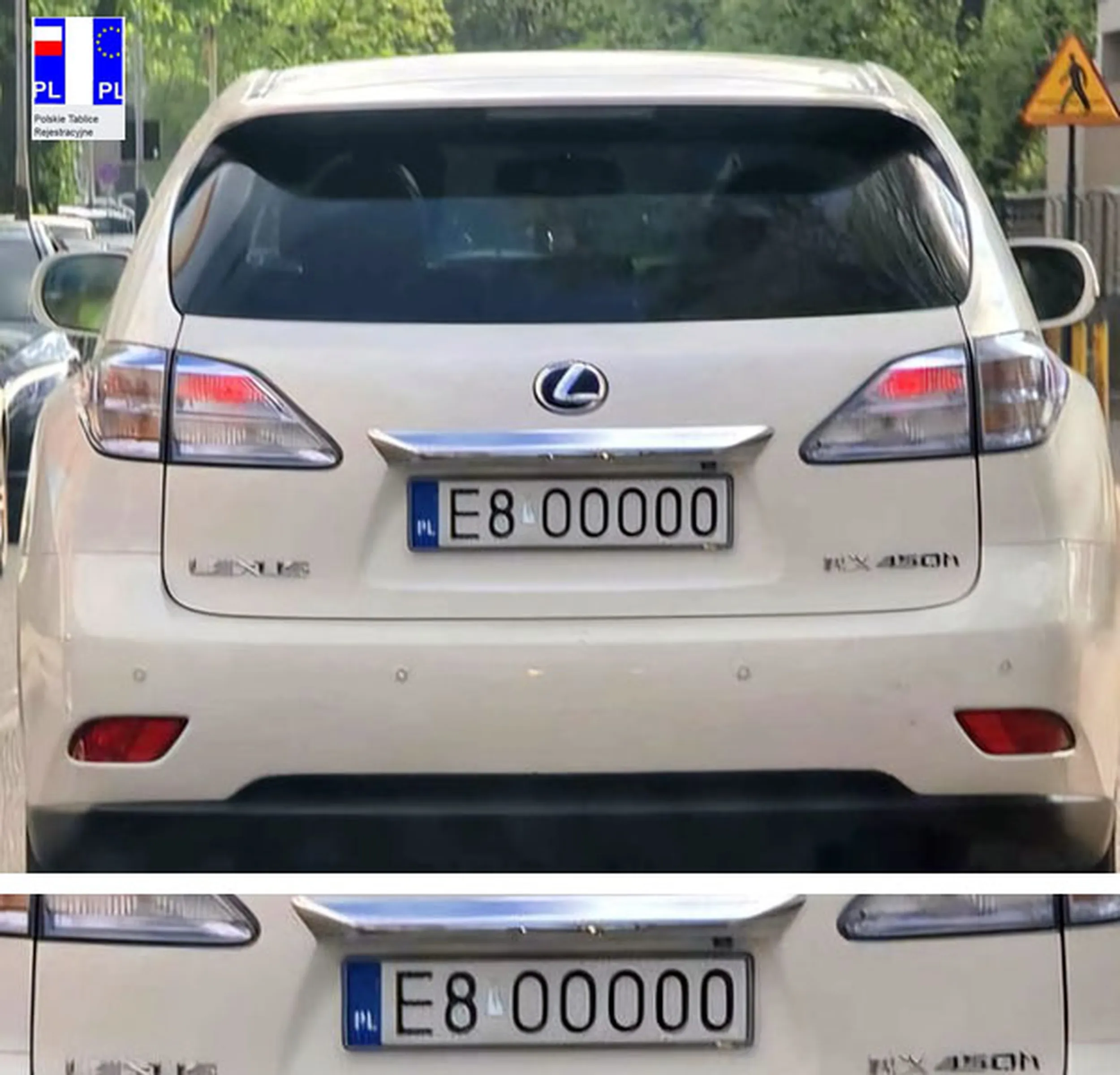 Fajny numer, blacha E8 OOO00