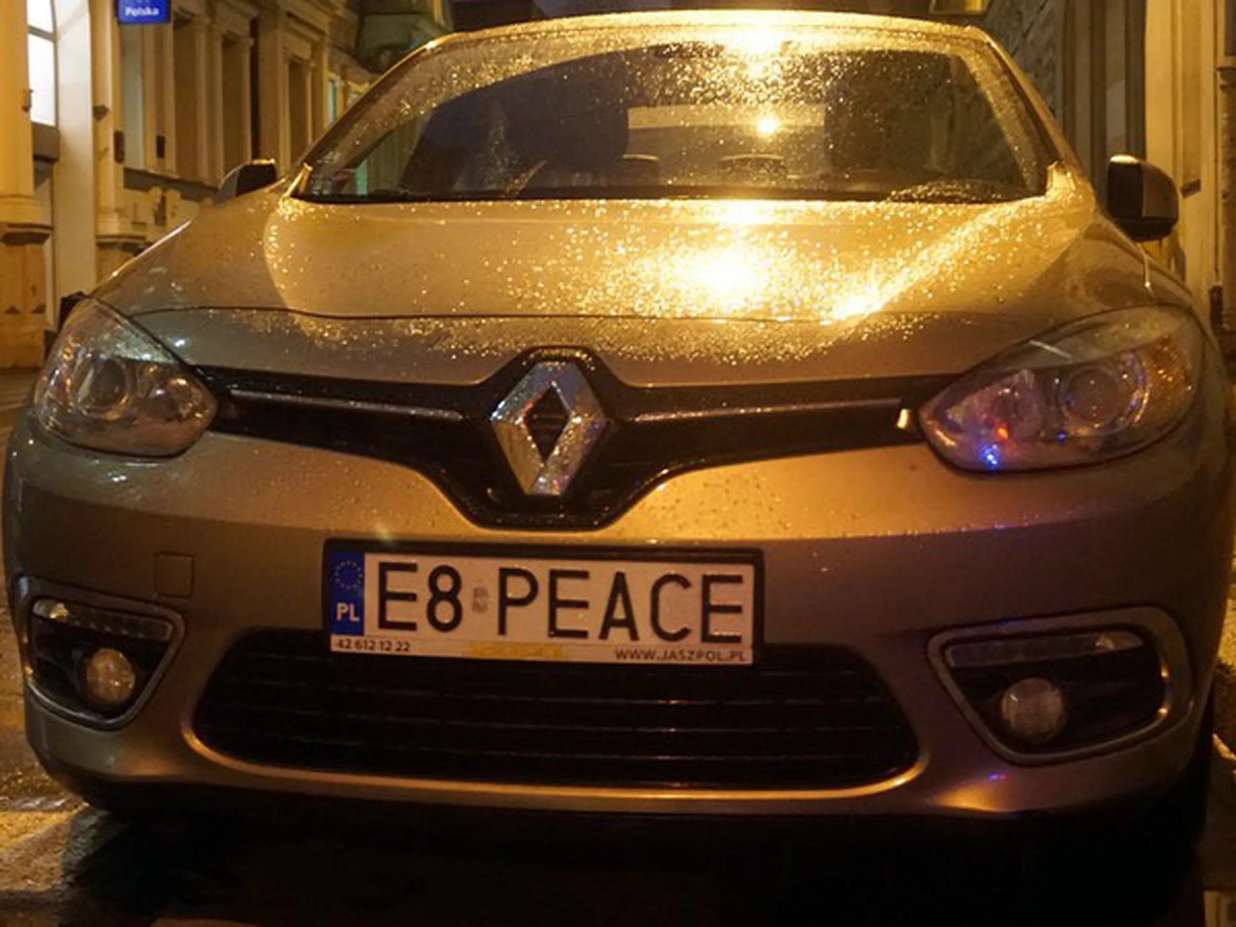 Fajny numer, blacha E8 PEACE