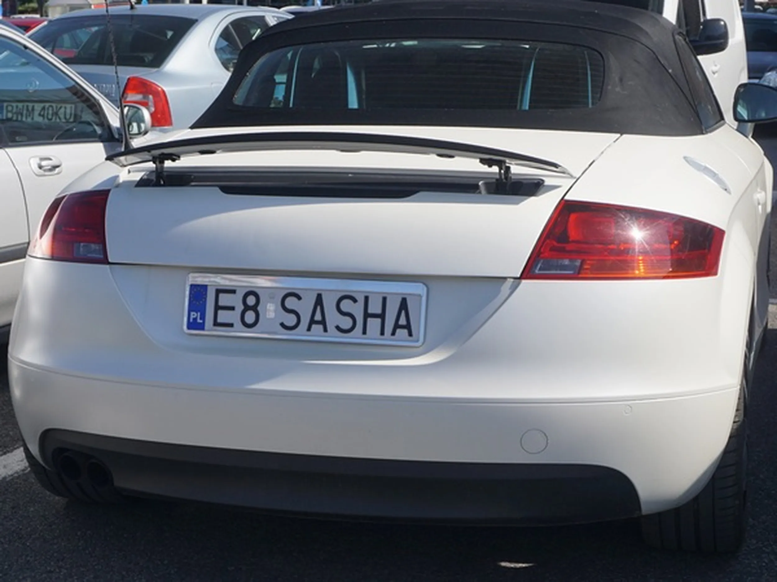 Fajny numer, blacha E8 SASHA