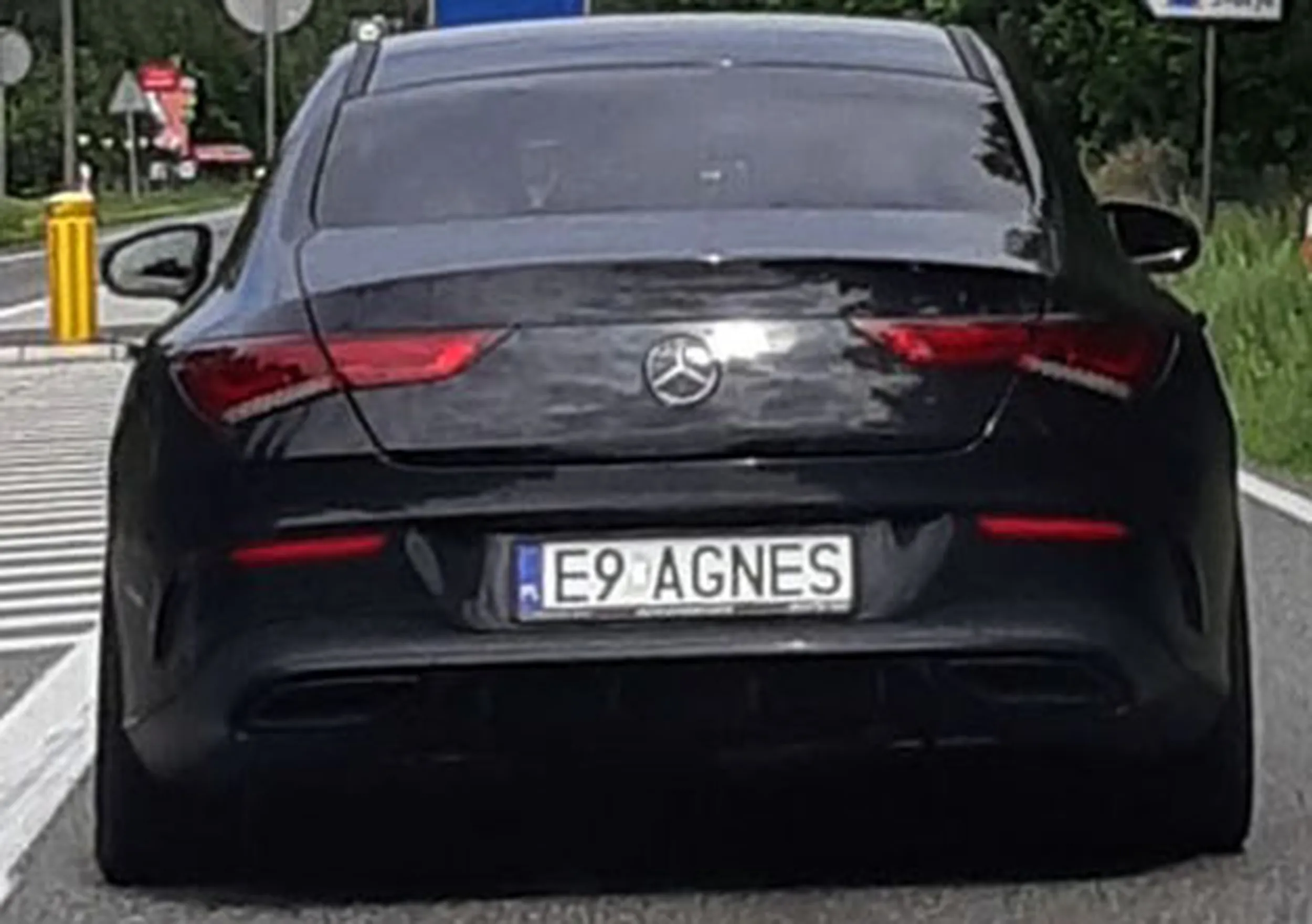 Fajny numer, blacha E9 AGNES