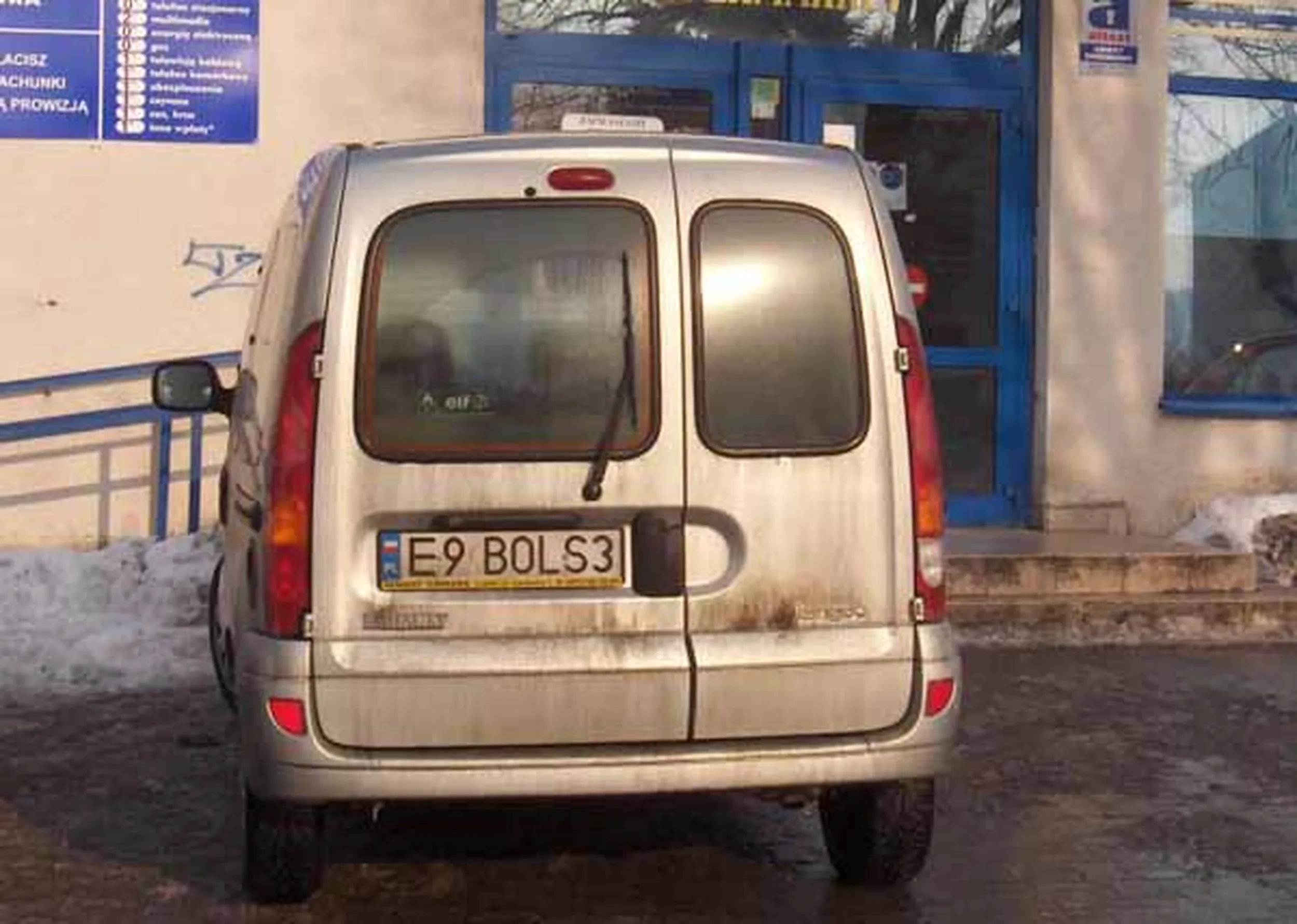 Fajny numer, blacha E9 BOLS3