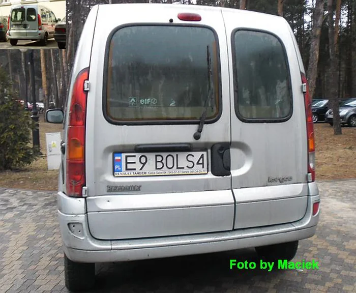 Fajny numer, blacha E9 BOLS4