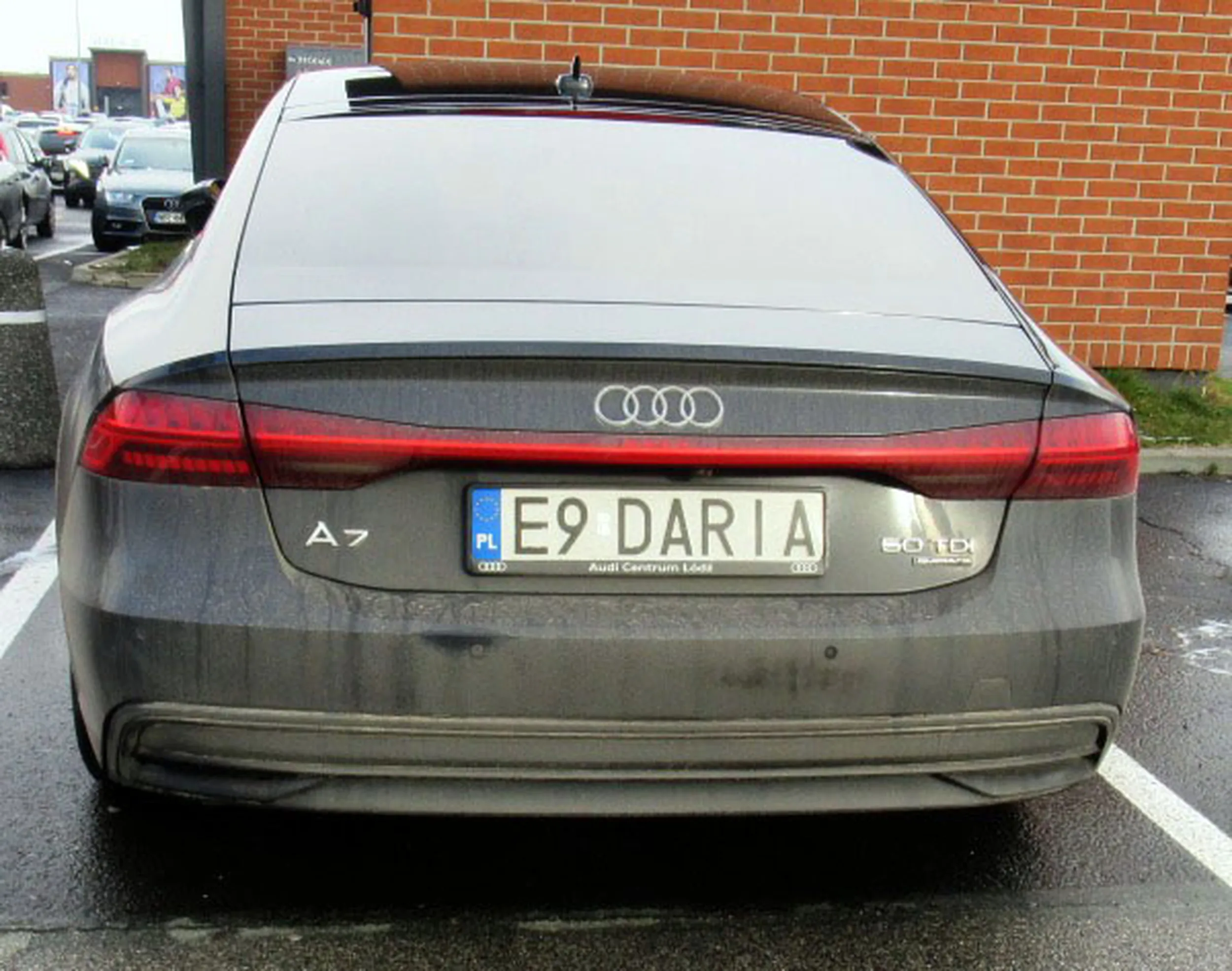 Fajny numer, blacha E9 DARIA