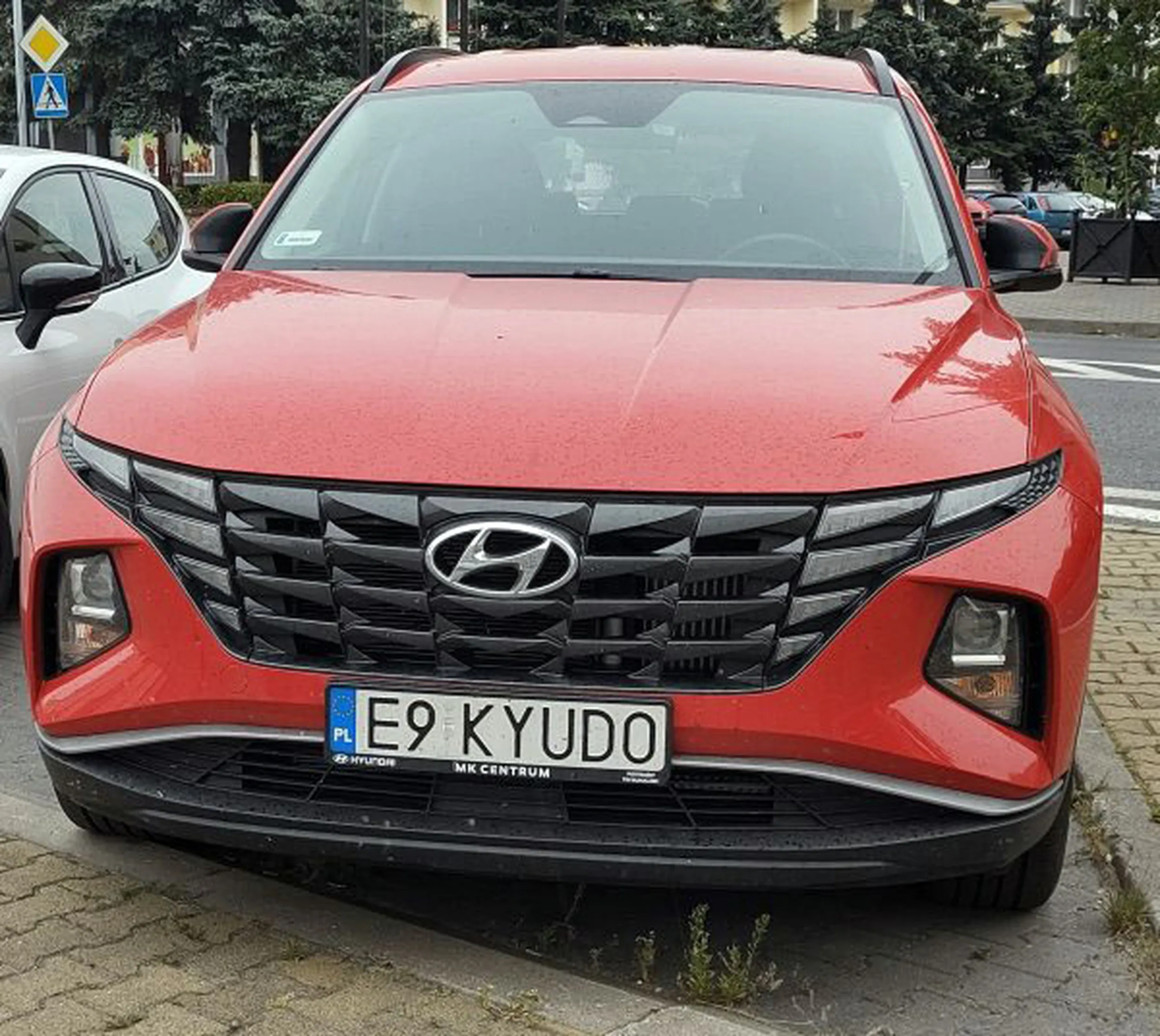 Fajny numer, blacha E9 KYUDO