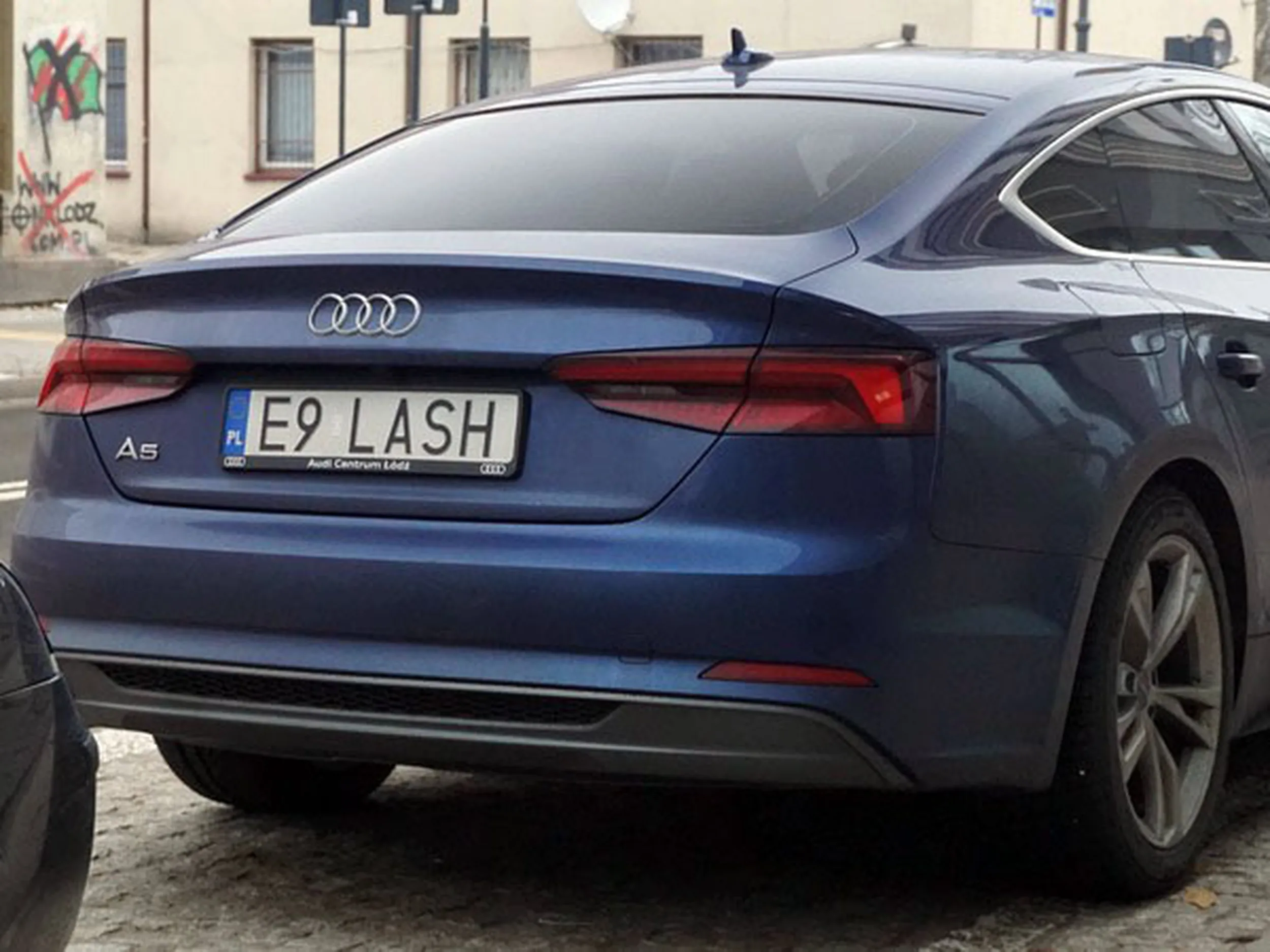 Fajny numer, blacha E9 LASH