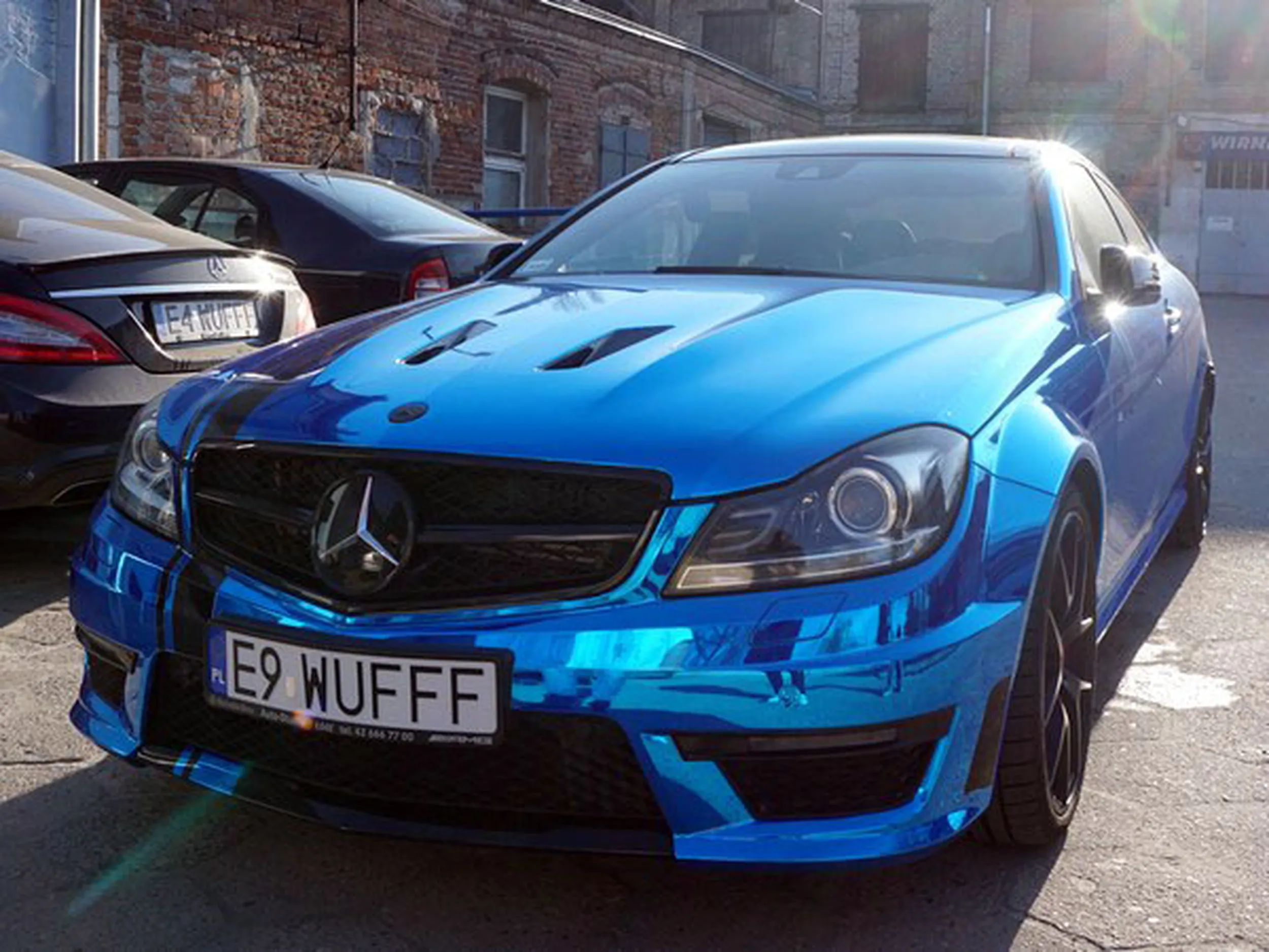 Fajny numer, blacha E9 WUFFF
