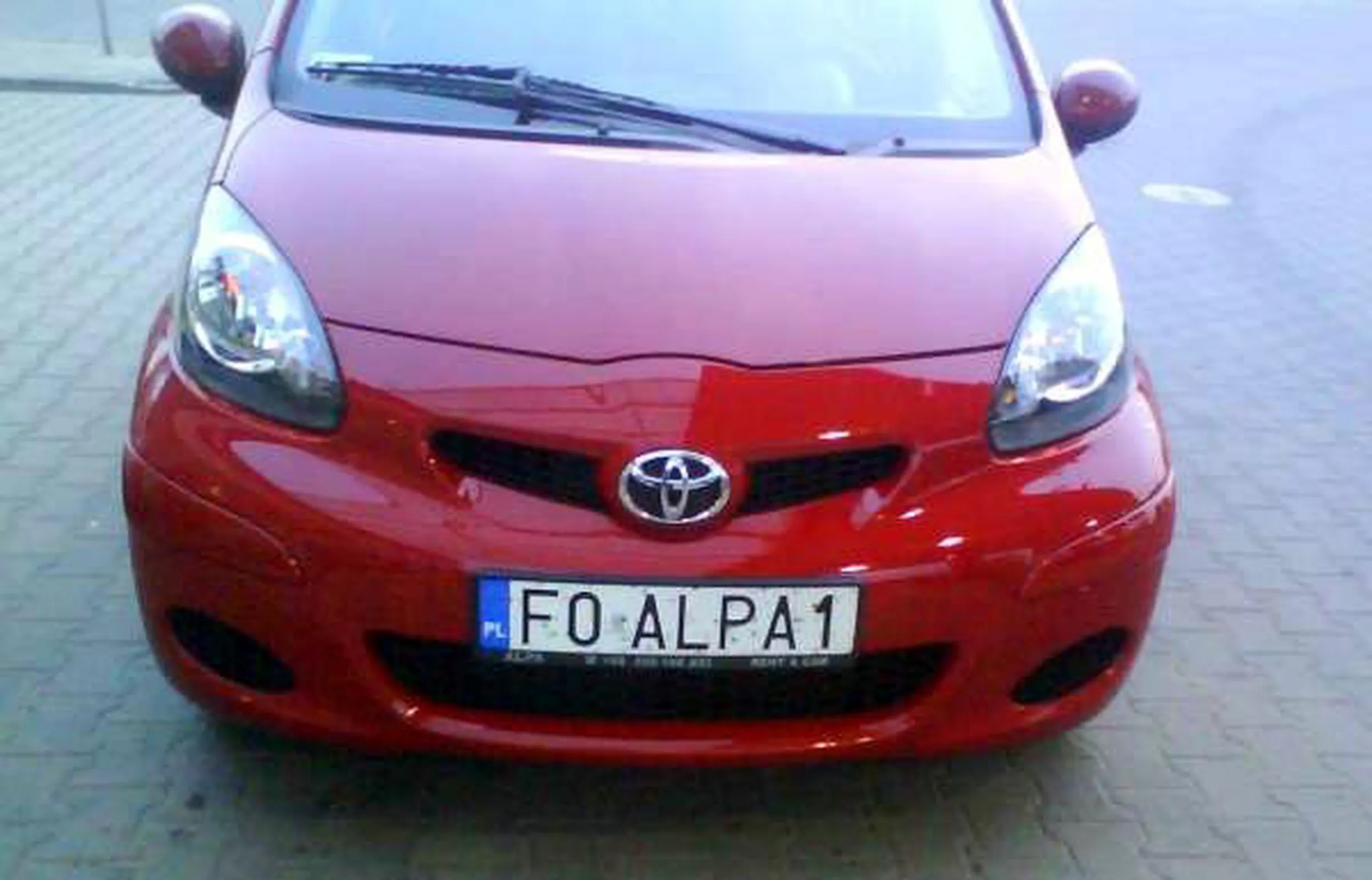 Fajny numer, blacha F0 ALPA1